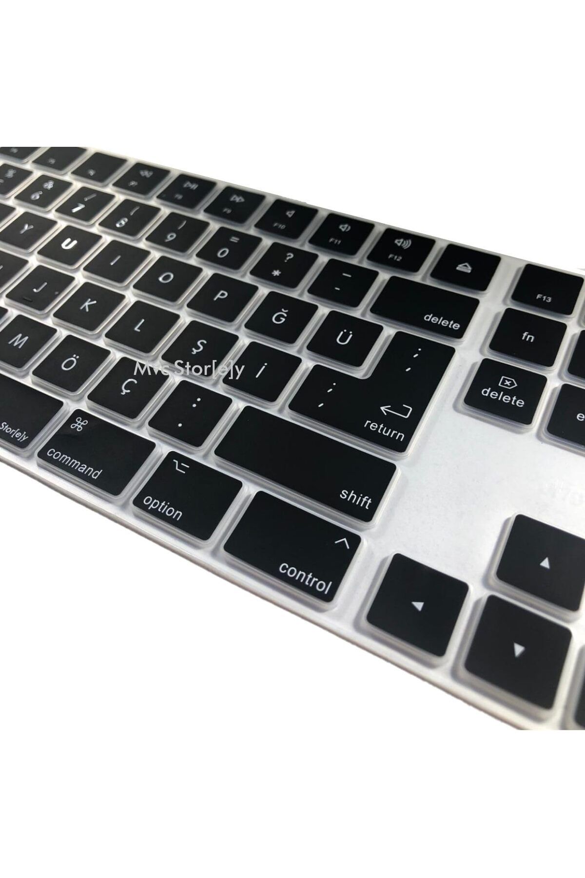 ÇAĞUR çağur Klavye Koruyucu Magic Keyboard-2 A1843 With Numeric (UK-US Türkçe) ile Uyumlu Siyah YENİ