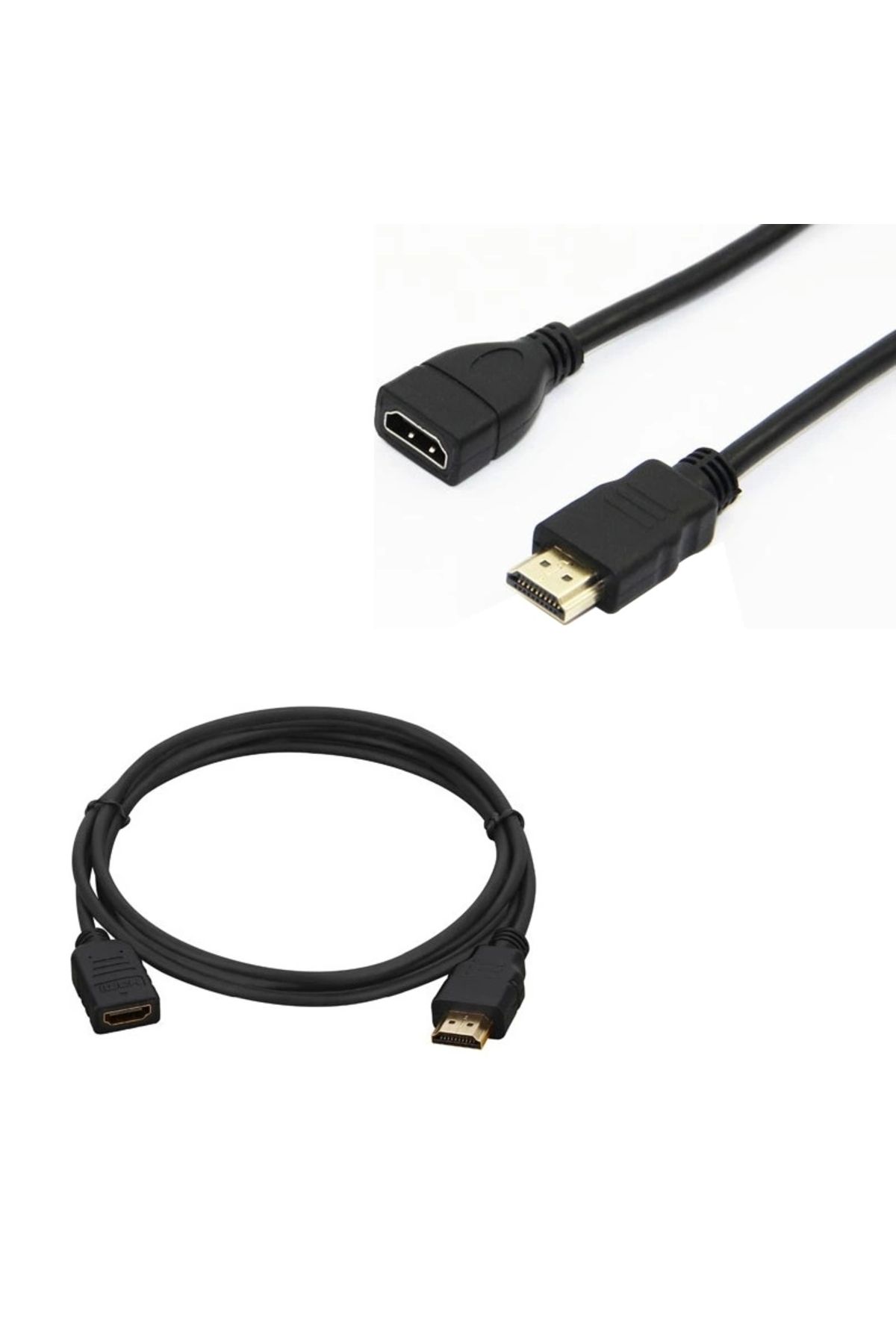 HayMed Hdmı Kablo Erkek Dişi Gold Uçlu 25 Cm Uzatma (mini Hd Rec. İçin) (4172)
