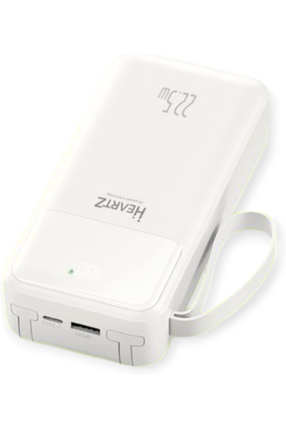 KDROĞLU KDROGLU H9 20000 MH PD 20W ve USB 22.5W FAST HIZLI ŞARJ DAHİLİ TYPE C VE LİGHTNİNG KABLOLU DÜN