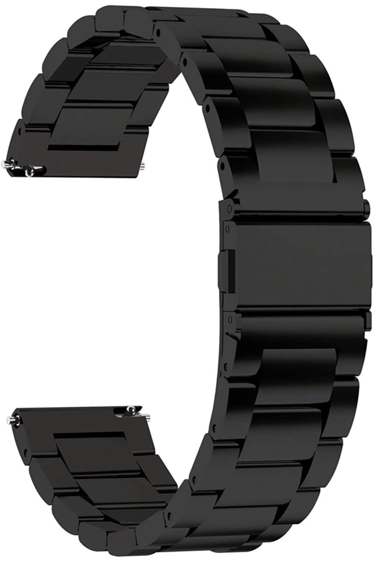KDROĞLU KDROGLU Amazfit GTS 4 Mini Metal Stainless Steel Kordon Siyah New Desing 1109836
