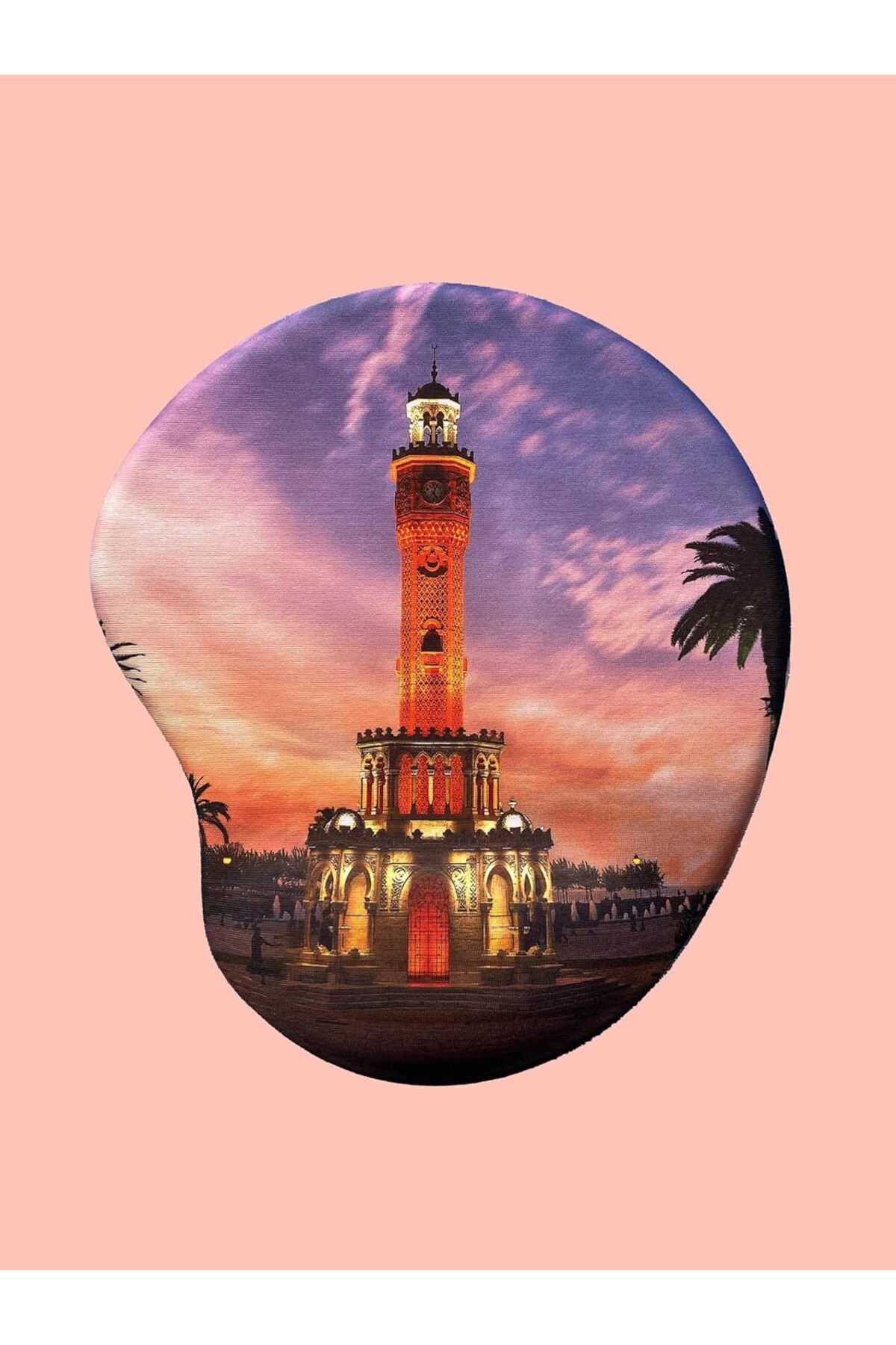 DERİK Derik SHOP Türkiye Serisi - İzmir Saat Kulesi Baskılı Bilek Destekli Mouse Pad YENİ 1122015