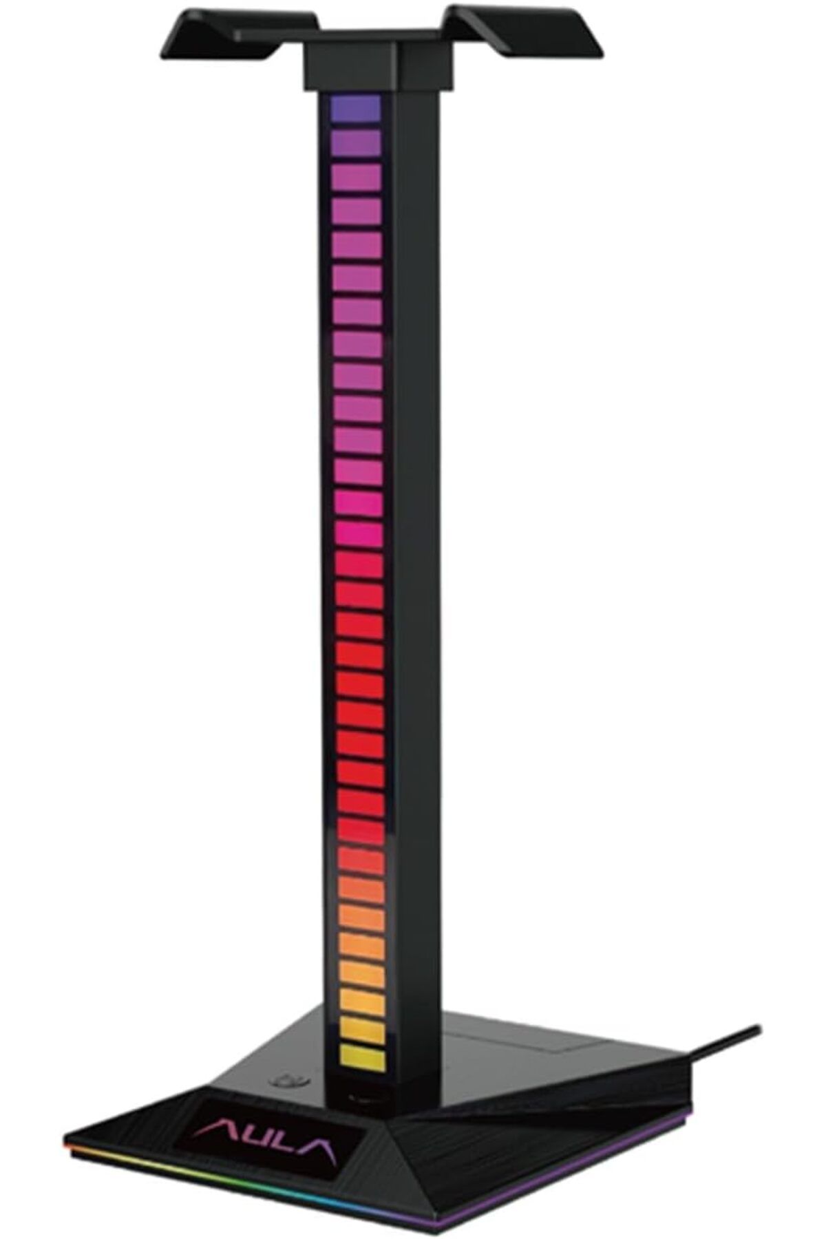 KDROĞLU KDROGLU F65 Aux Type-C ve USB-A Hub Özellikli RGB Kulaklık Standı New Desing 1109836