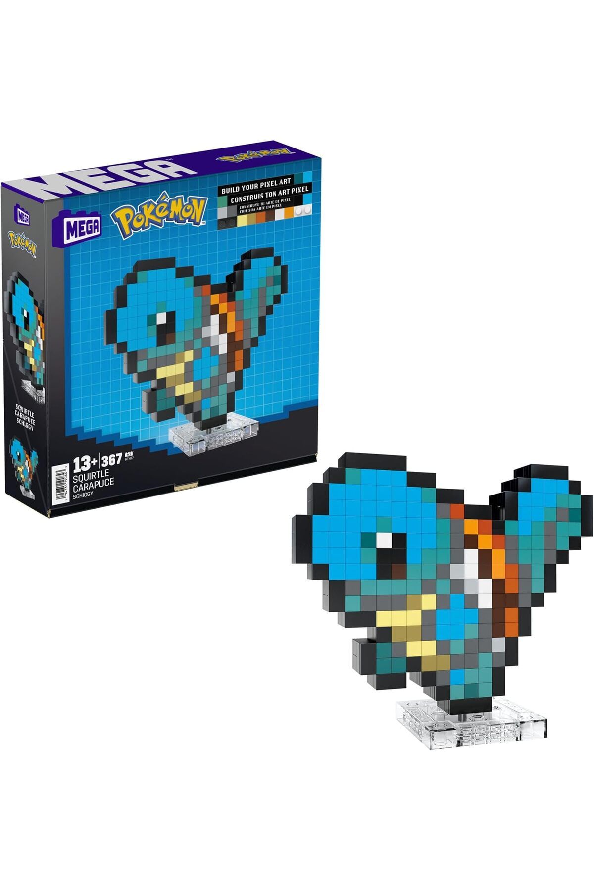DERİK Brands, Mega Pokémon Squirtle Pixel Sanatı, Hth77, Çok Renkli