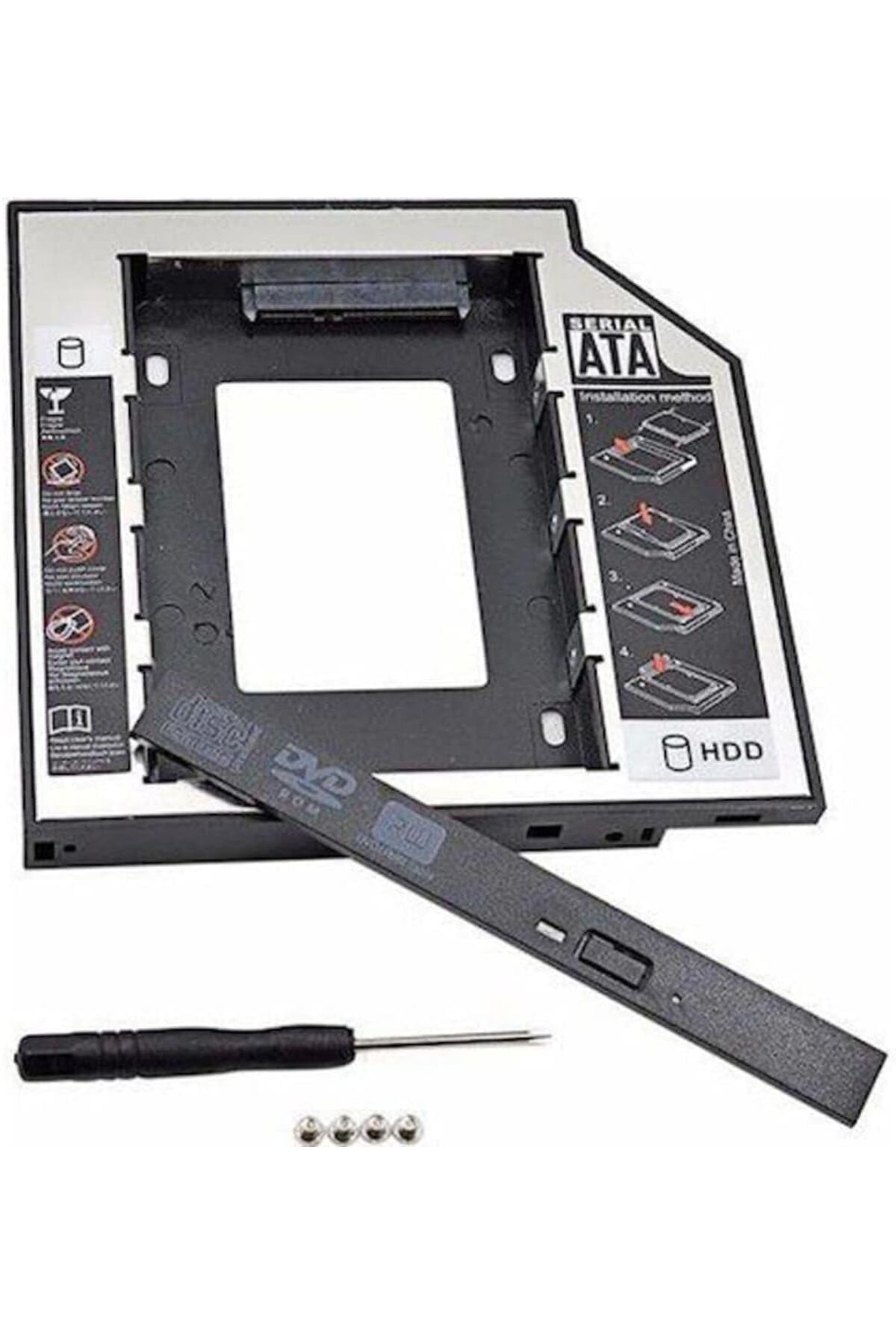 ÇAĞUR çağur 12.7mm HDD Caddy DVD SSD Kutu Sata CD Kızak İkinci Harddisk Laptop Notebook 4717 YENİ 110