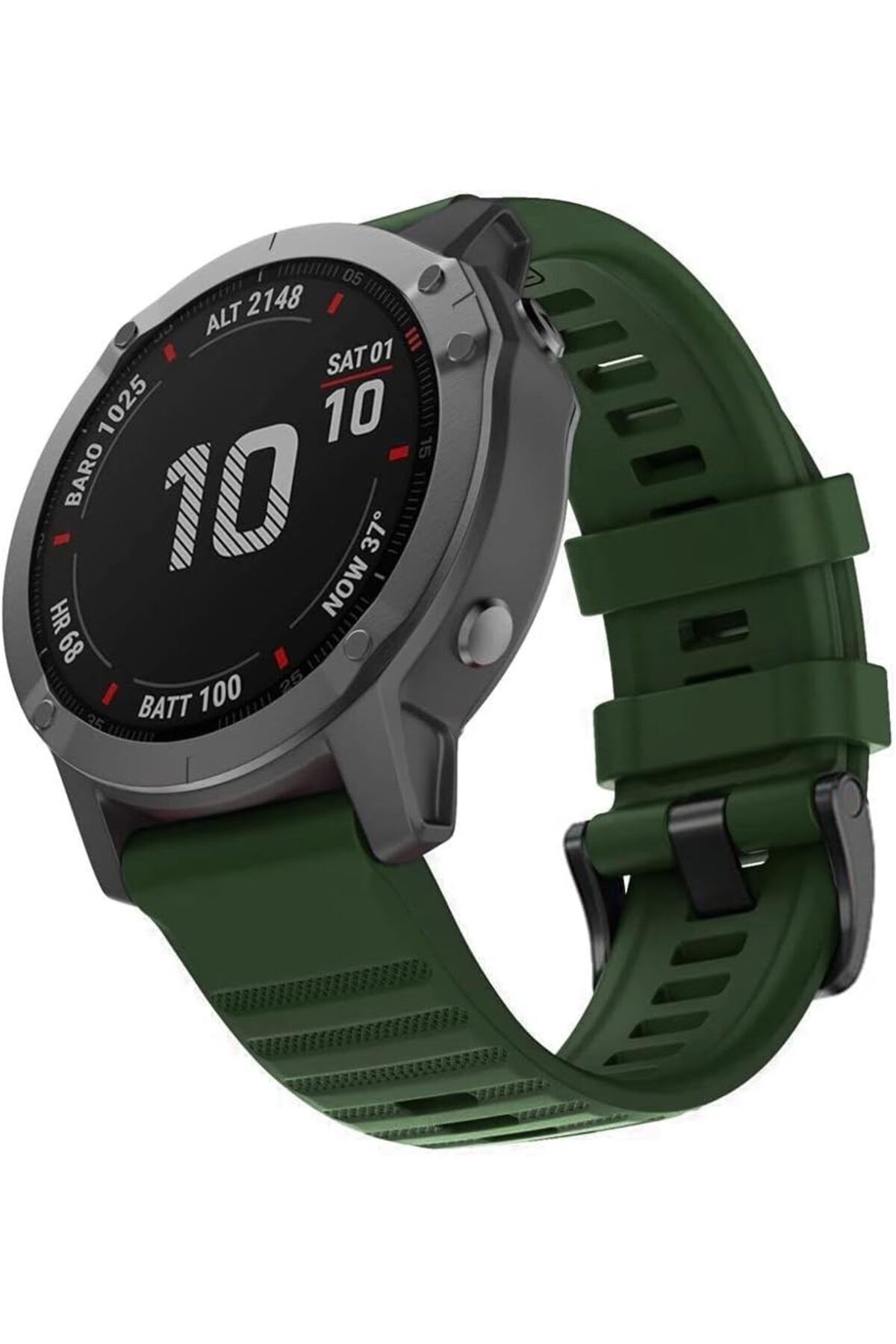 DERİK Derik Garmin Enduro/Enduro 2 için Kordon Quick Fit Strap Band Koyu Yeşil [Enduro ile Uyumlu Kordon