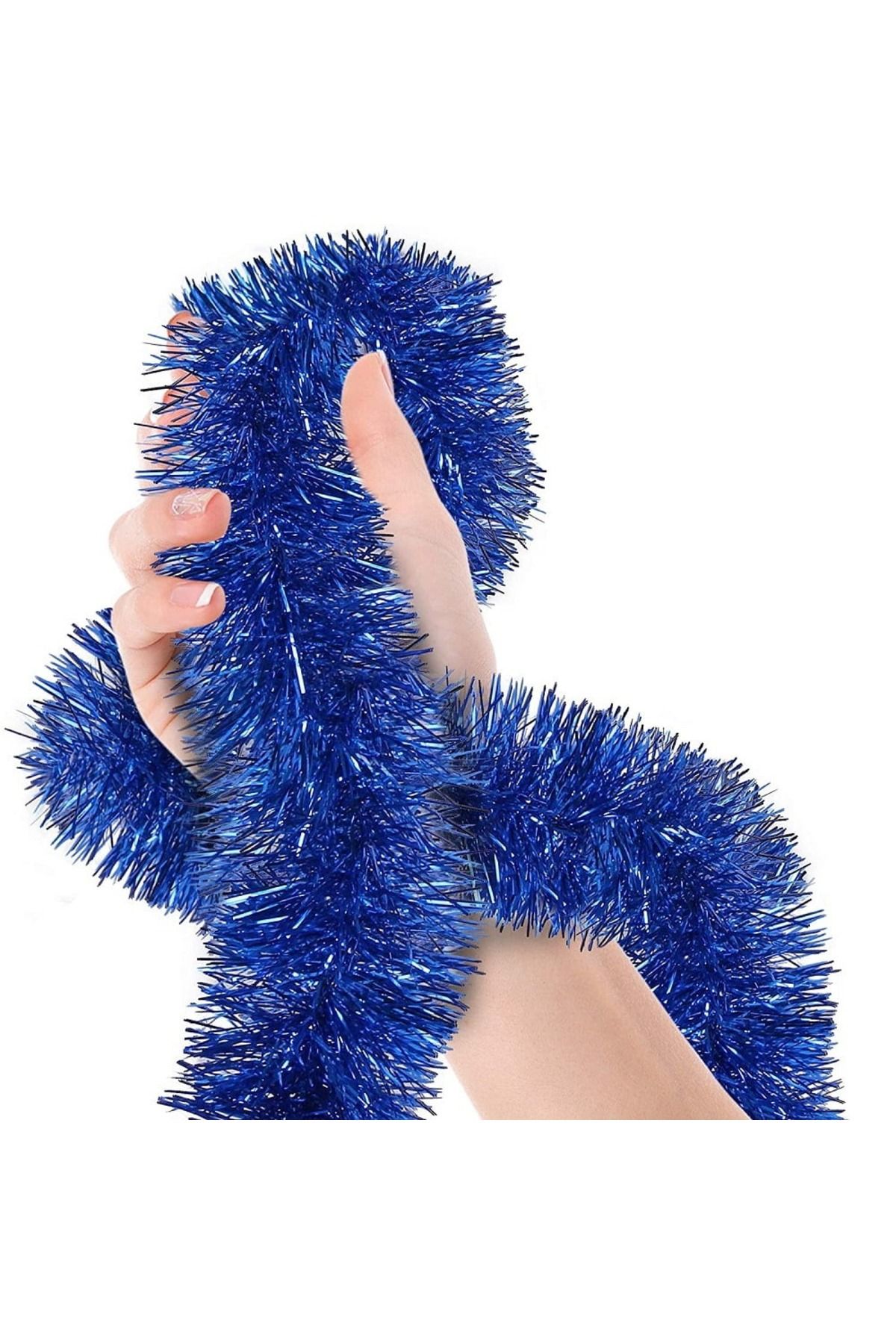 KDROĞLU KDROGLU Parti İçin Sim Süs 2 Metre Uzunluk 8 cm Genişlik Mavi Renk İthal New Desing 1109836