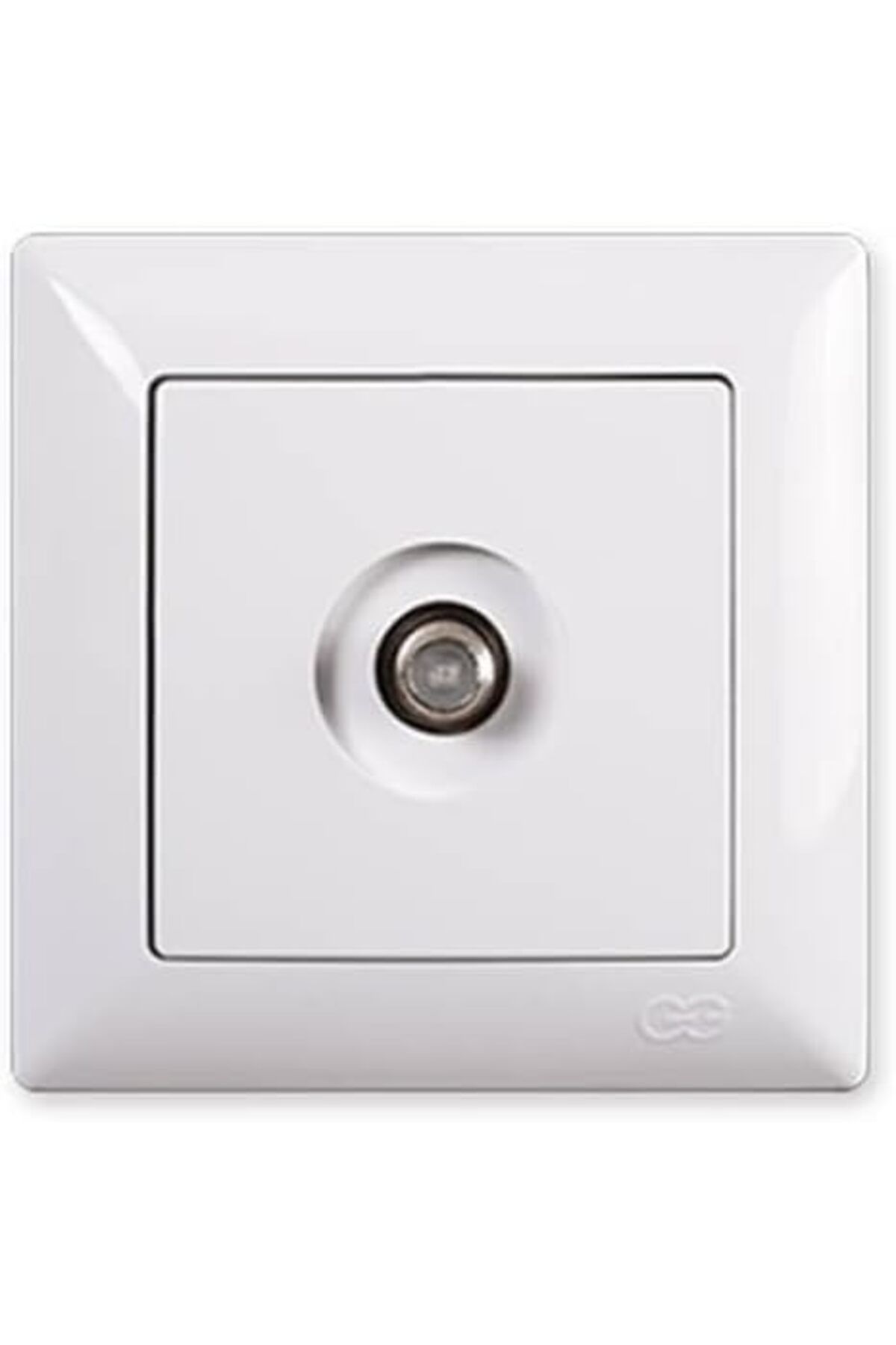 KDROĞLU plamystical Visage Beyaz F Konnektörlü Uydu Prizi Eko (Çerçeve Dahil) newing 1139529