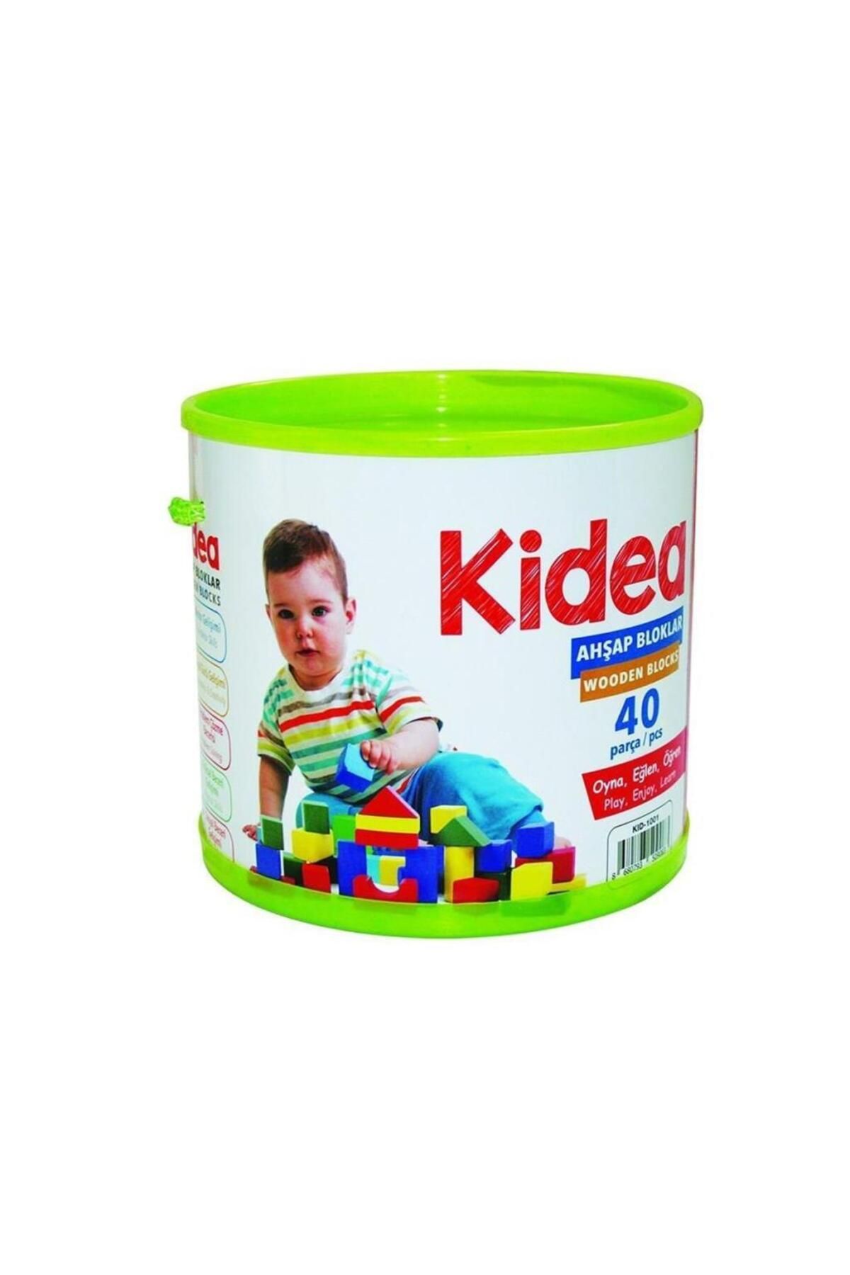 Shop58 HediyeCantam KID-1001 Chiva, Ahşap Bloklar 40 Parça