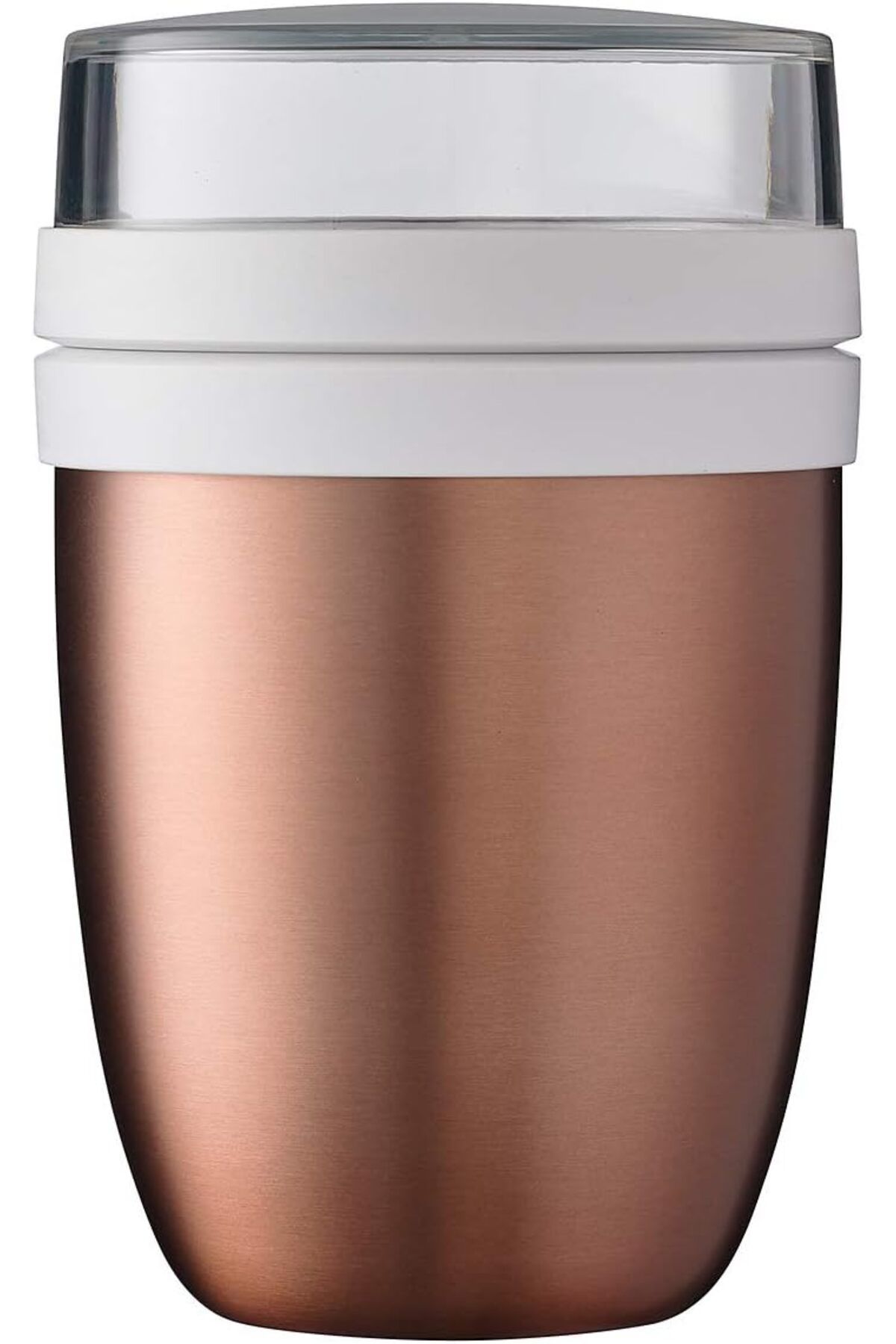 STOREMAX lbstorex Elips gül altın beslenme kabı, 500 ml pratik termal yemek kabı, yoğurt bardağı, to g