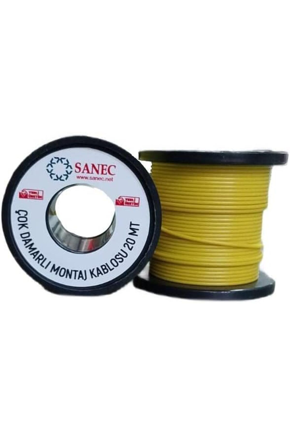 KDROĞLU KDROGLU Çok Damarlı Montaj Kablosu - 22 AWG - 20 Metre - Sarı New Desing 1109836