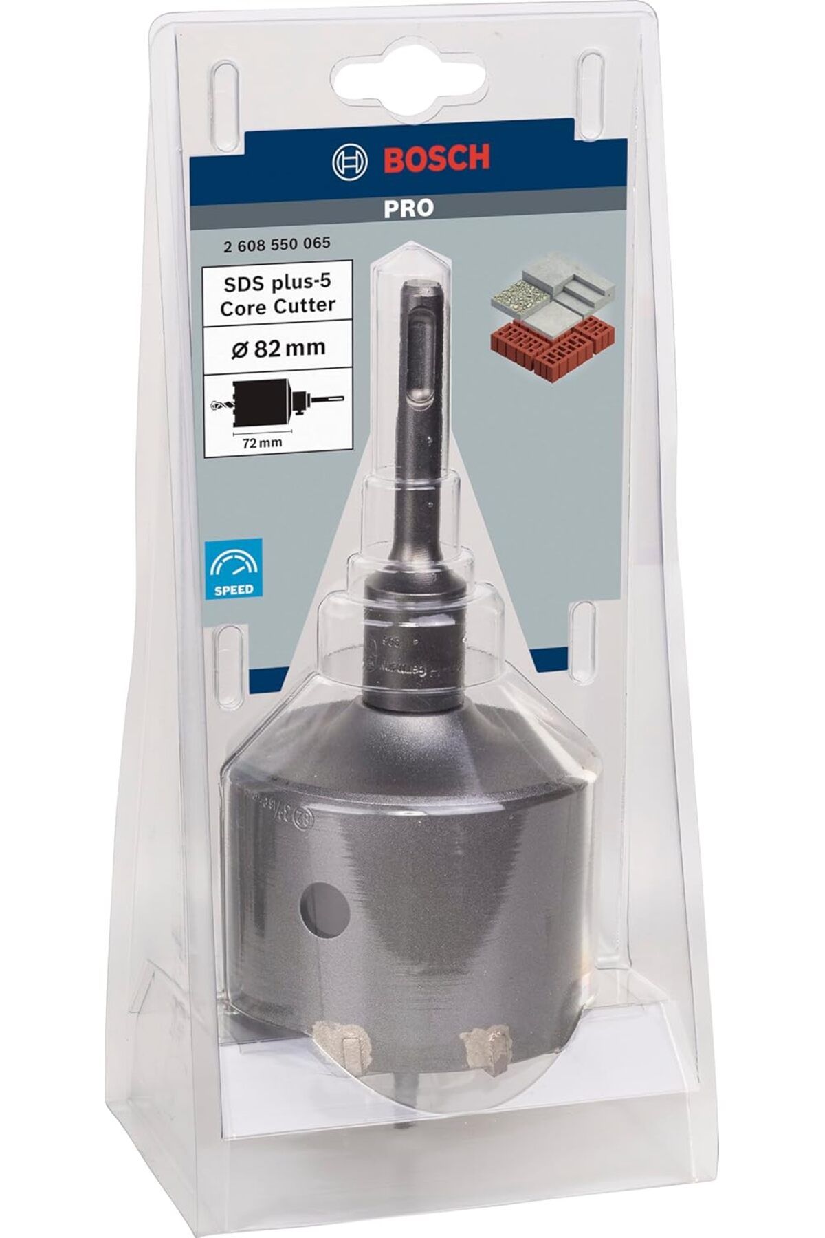 KDROĞLU KDROGLU Professional 3 parçalı delikli matkap ucu seti SDS-plus (Ø 82 mm) New Desing 1109836