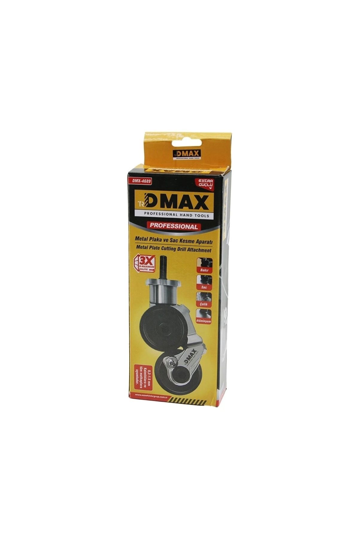 STOREMAX MATKAPA TAK KULLAN METAL PLAKA - SAC KESME APARATI 0.2-1.5MM KALINLIKLARA - TÜM MATKAPLARA UYUMLU (5