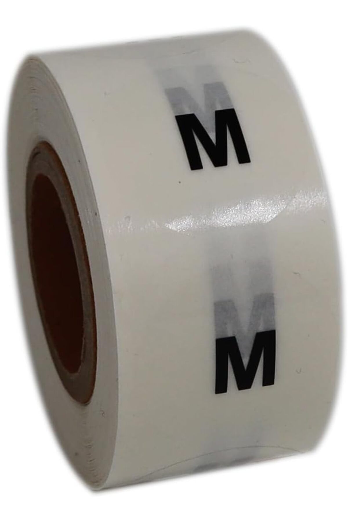 KDROĞLU KDROGLU etiketler , hazır al hızlı al PP Şeffaf Beden(Size) Etiketi 25mm X 25mm Çap Ruloda 500