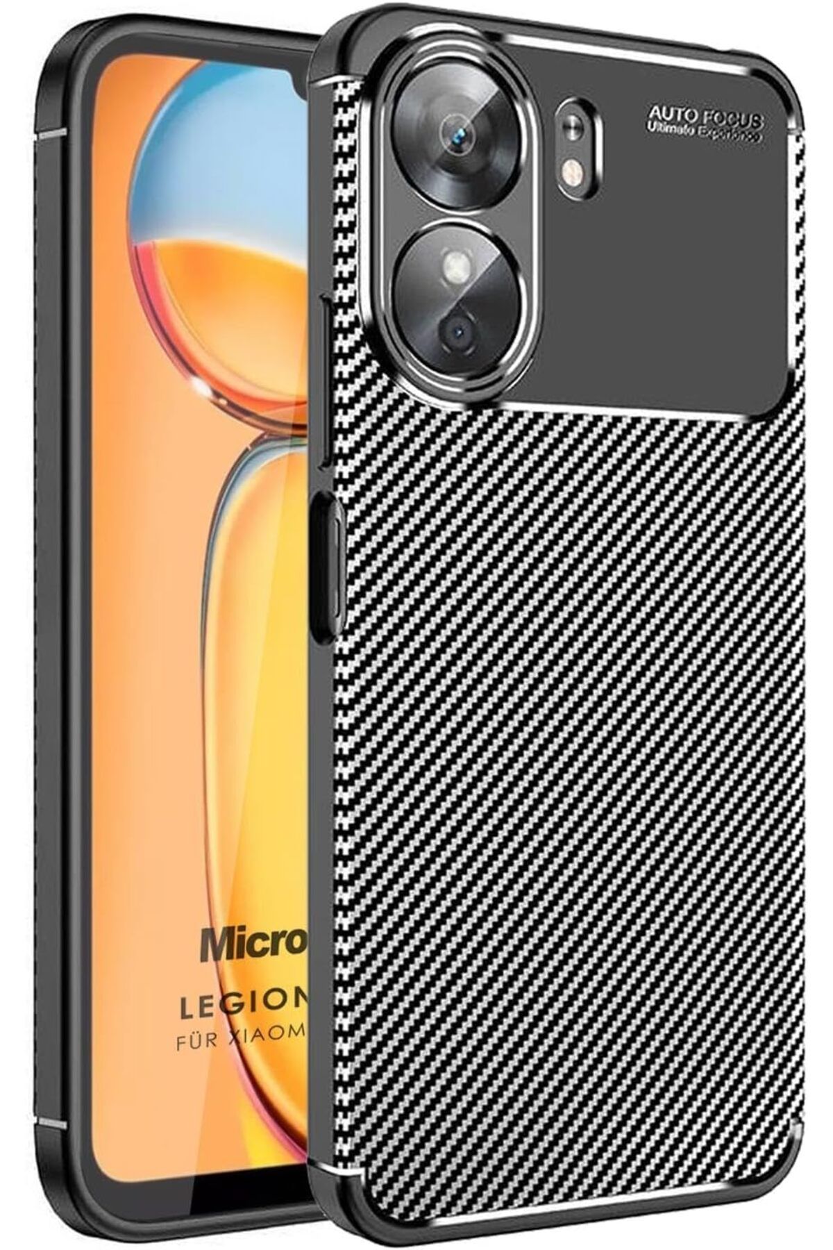 KDROĞLU KDROGLU Xiaomi Redmi 13C için Kılıf Legion Series Siyah [Redmi 13C ile Uyumlu Kılıf - Siyah] Ne