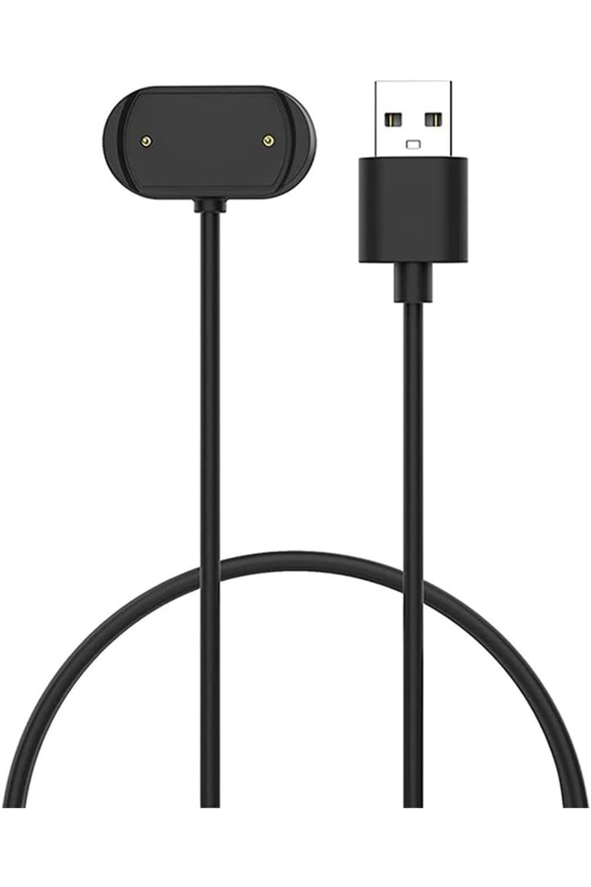 KDROĞLU KDROGLU Amazfit T-Rex Pro için Manyetik USB Şarj Kablosu Siyah [T-Rex Pro ile Uyumlu Şarj Kablosu