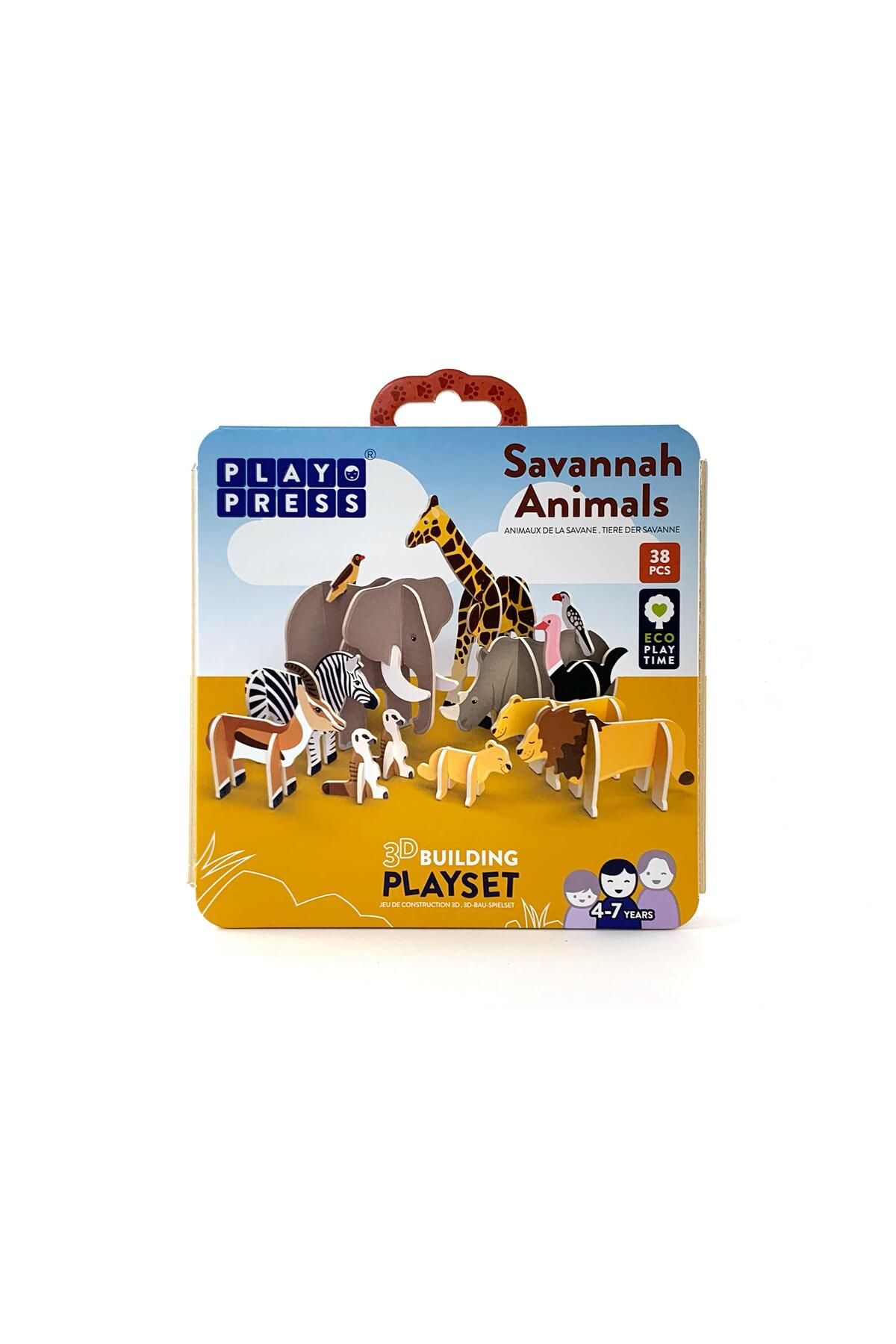 PlayPress - Story Playset - Savannah Animals