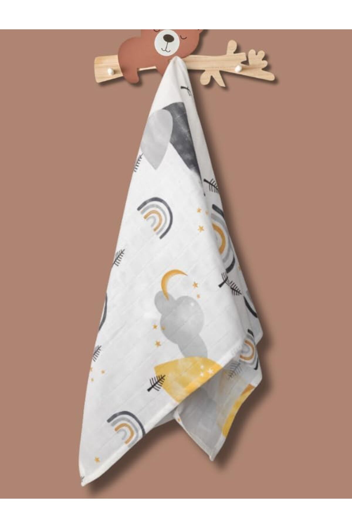 KDROĞLU KDROGLU Amaçlı Müslin Örtü & Battaniye,%100 Pamuk, 70x100 cm New Desing 1109836