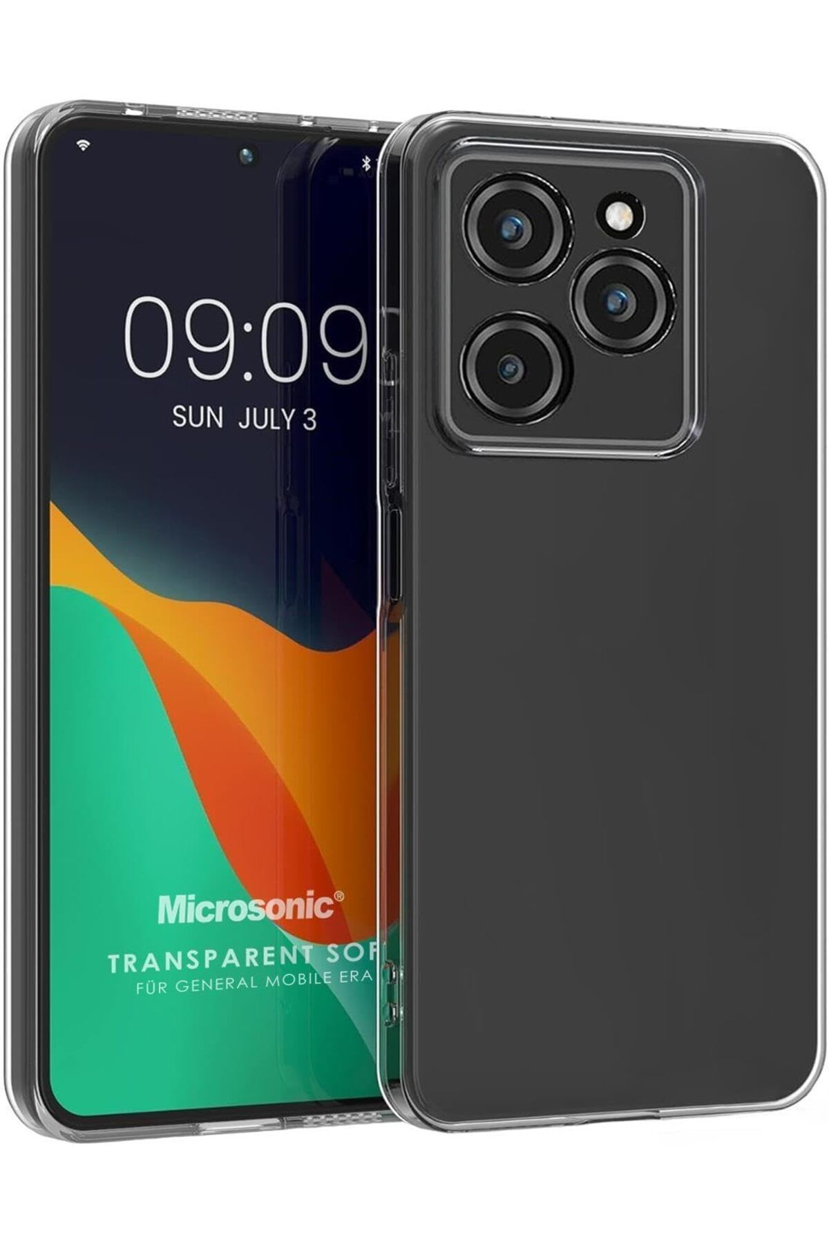 KDROĞLU KDROGLU General Mobile Era 50 Kılıf Transparent Soft Şeffaf [Era 50 ile Uyumlu Kılıf - Şeffaf]