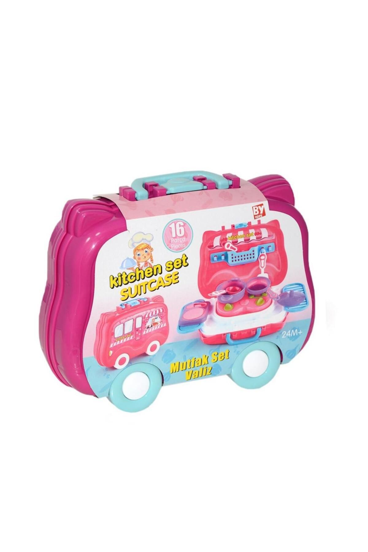 Shop58 HediyeCantam 562 BY Toys, 16 parça Mutfak Set Valizim / +24 ay