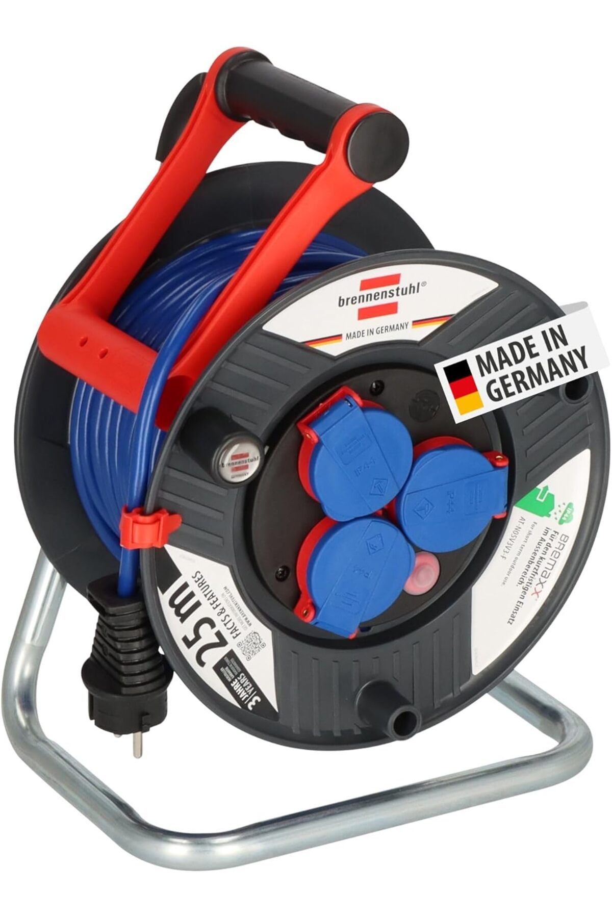 STOREMAX MU-ARTSHOP GARANT IP44 makarası (25 m – Özel plastik, kısa vadeli dış mekanda, Made in German