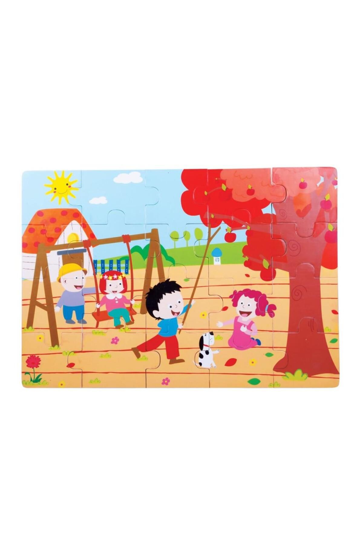 Shop58 CS-1277 SONBAHAR AHŞAP YER PUZZLE