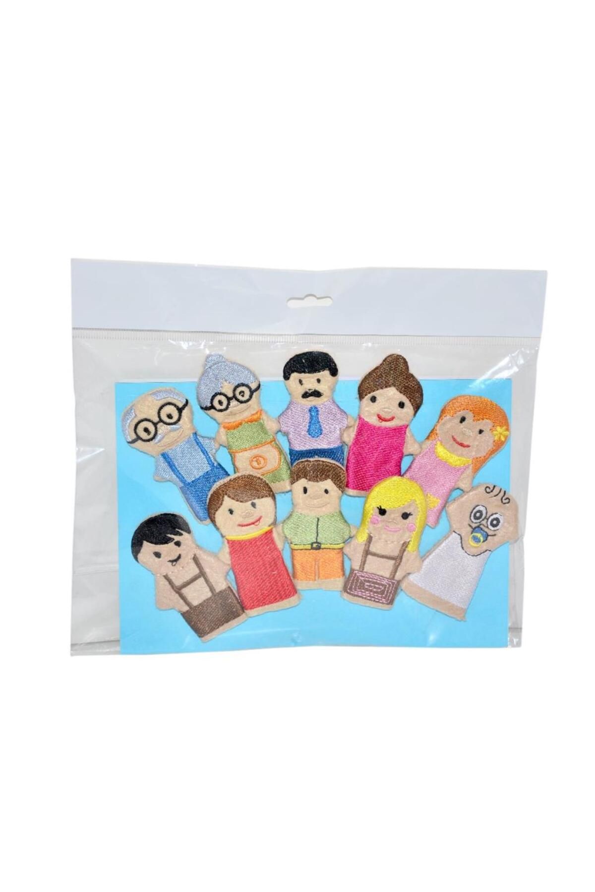 Shop58 HediyeCantam AND-5087 T İnsanlar Parmak Kukla Seti 10'lu