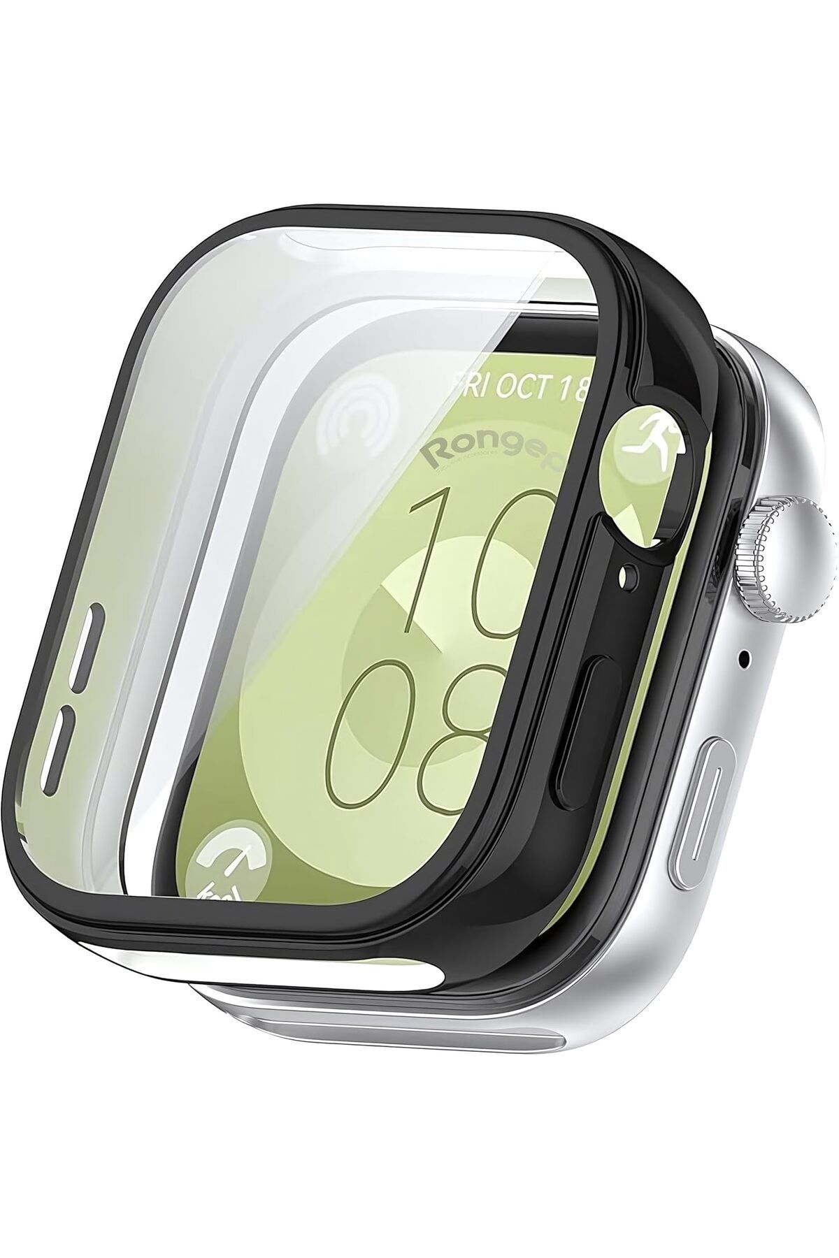 KDROĞLU KDROGLU Watch Fit 3 İle Uyumlu Saatin Çevresini Tam Kavrayan Dokunma Hassasiyetini Etkilemeyen Yum