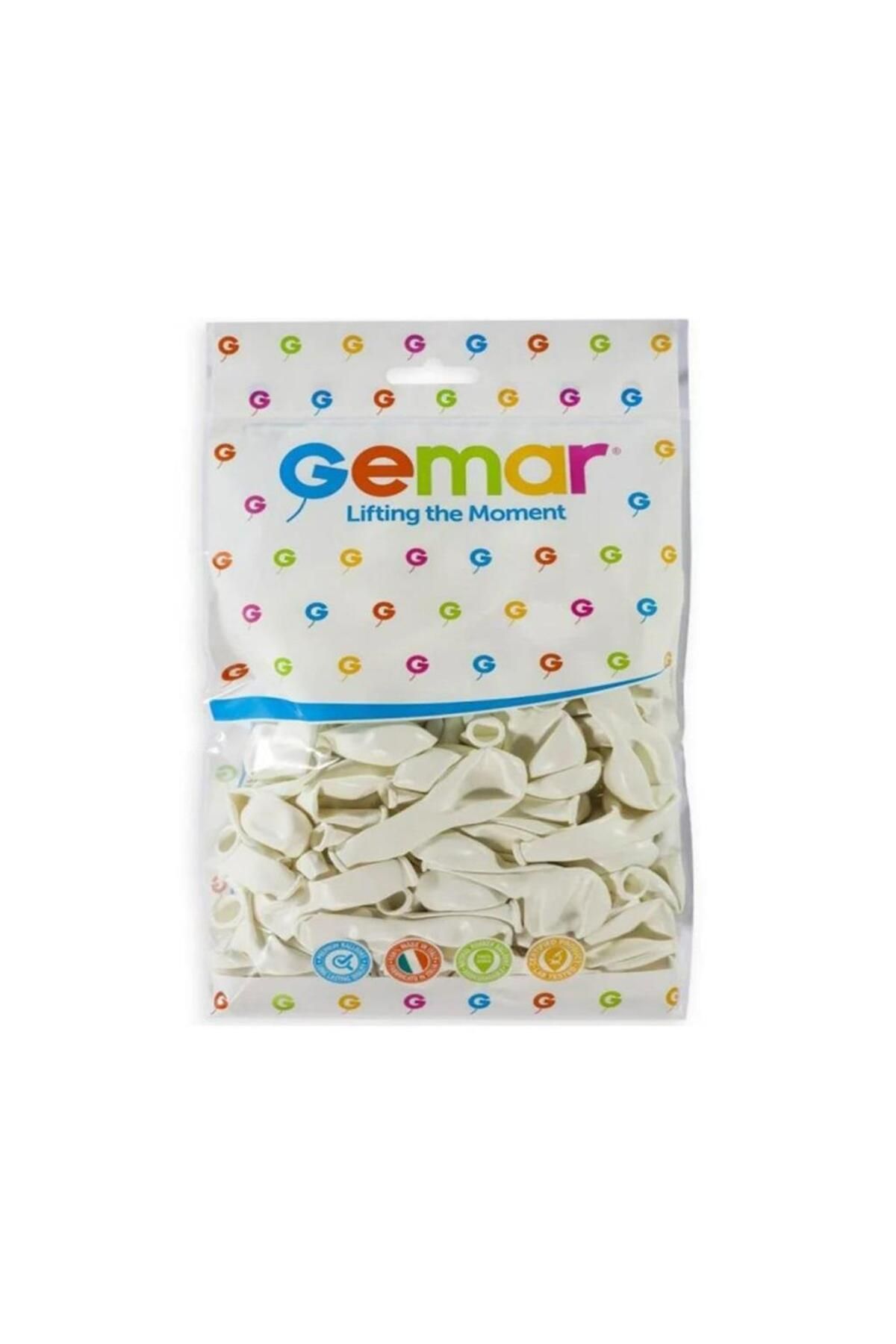 Shop58 HediyeCantam G-90-01 Balon Beyaz 100 Adet -Dinamik Oyuncak