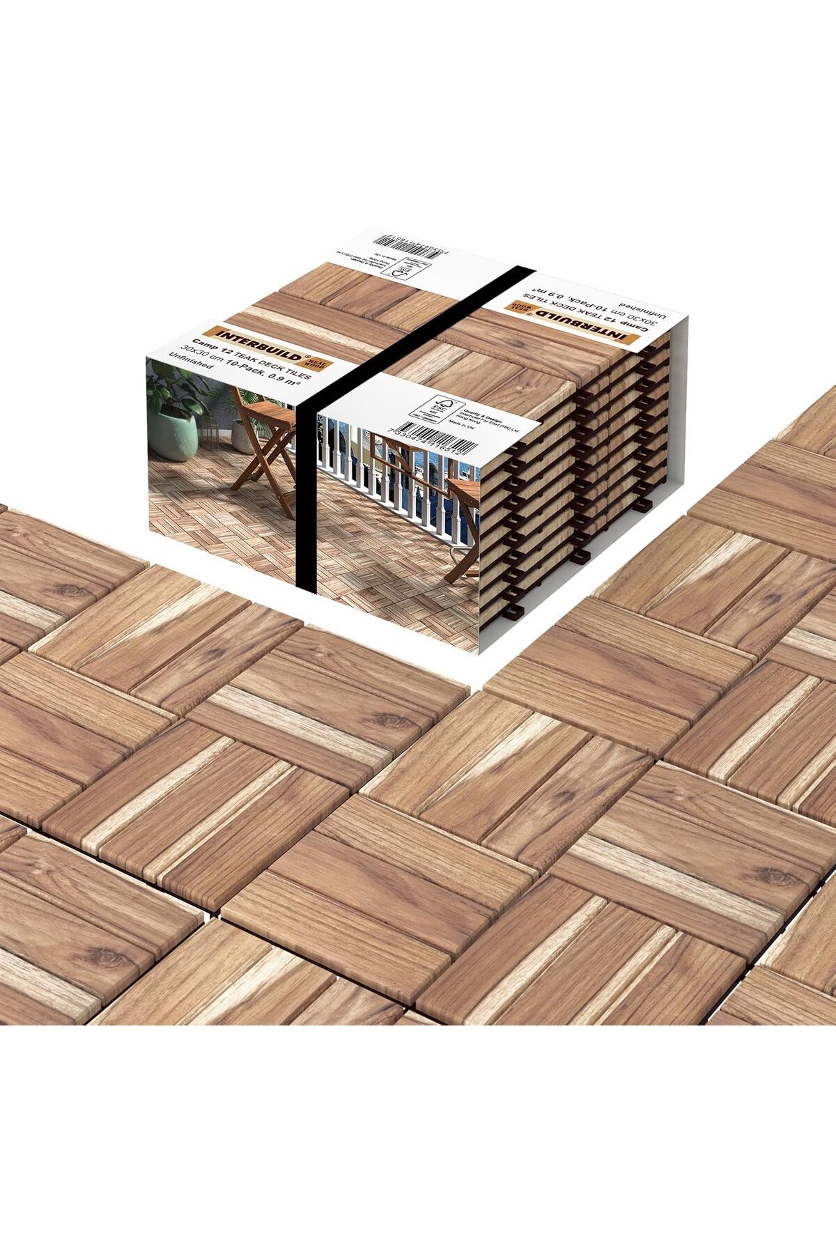 mazıdağı where REAL WOOD “GERÇEK TEAK” KLASİK,Yüzeyi İşlenmemiş, Kilitli Karo Deck, 30×30 cm (10'l