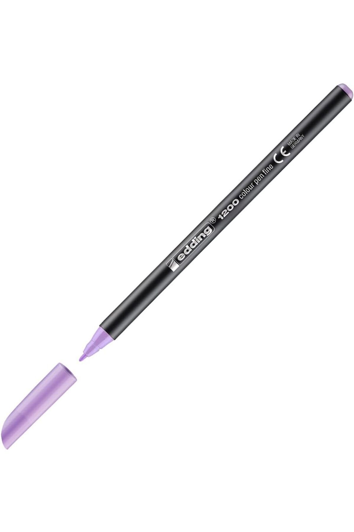 KDROĞLU KDROGLU 1200 ince uçlu keçeli kalem - berry lavanta - 1 kalem - yuvarlak uçlu 1 mm New Desing 110