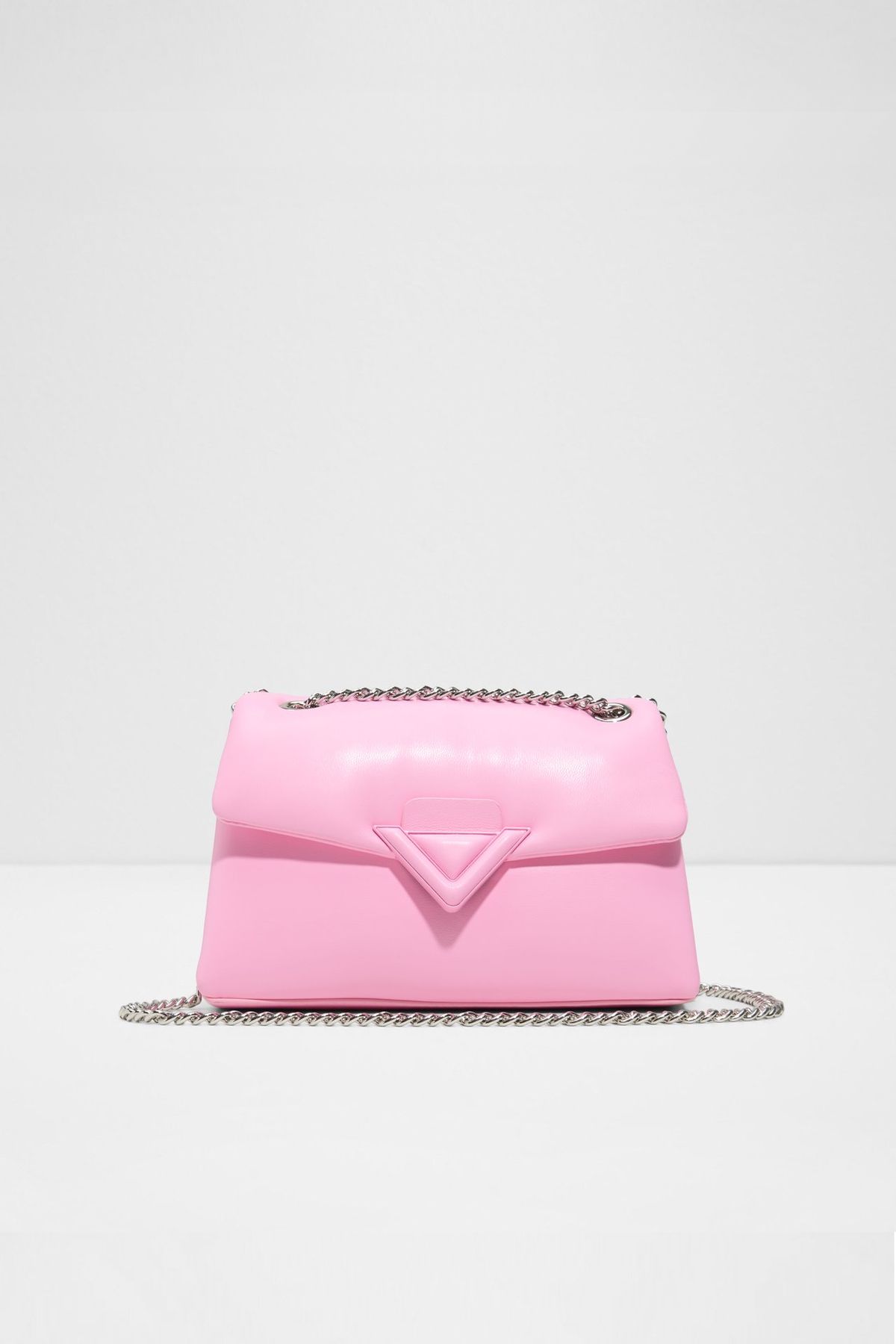 Aldo SOFTPUFF - Kadın Suni Deri Pembe Manyetik Kapama Küçük Boy Çapraz Kullanımlı Çanta