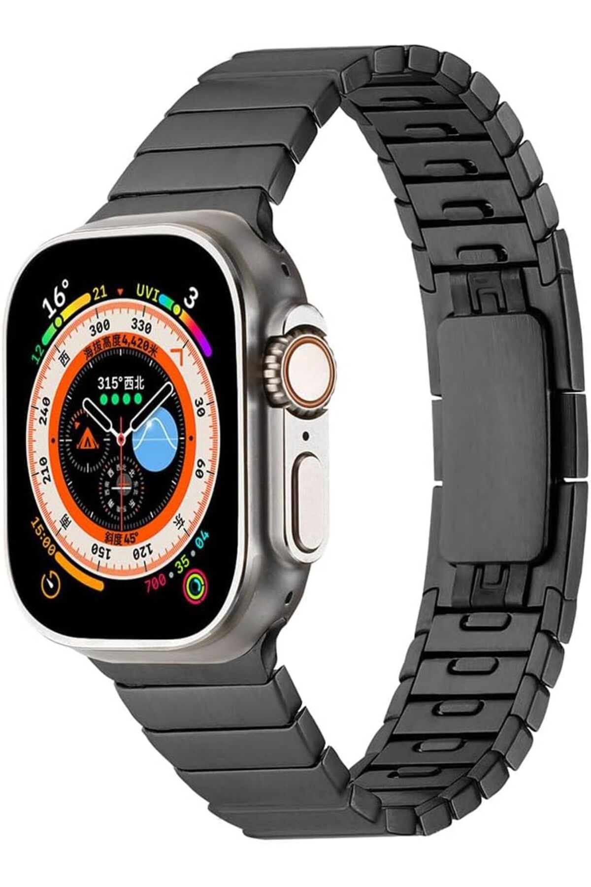 STOREMAX nslmshop İle Uyumlu Watch 42mm KRD-82 Metal Kordon Siyah Life Store 1037065