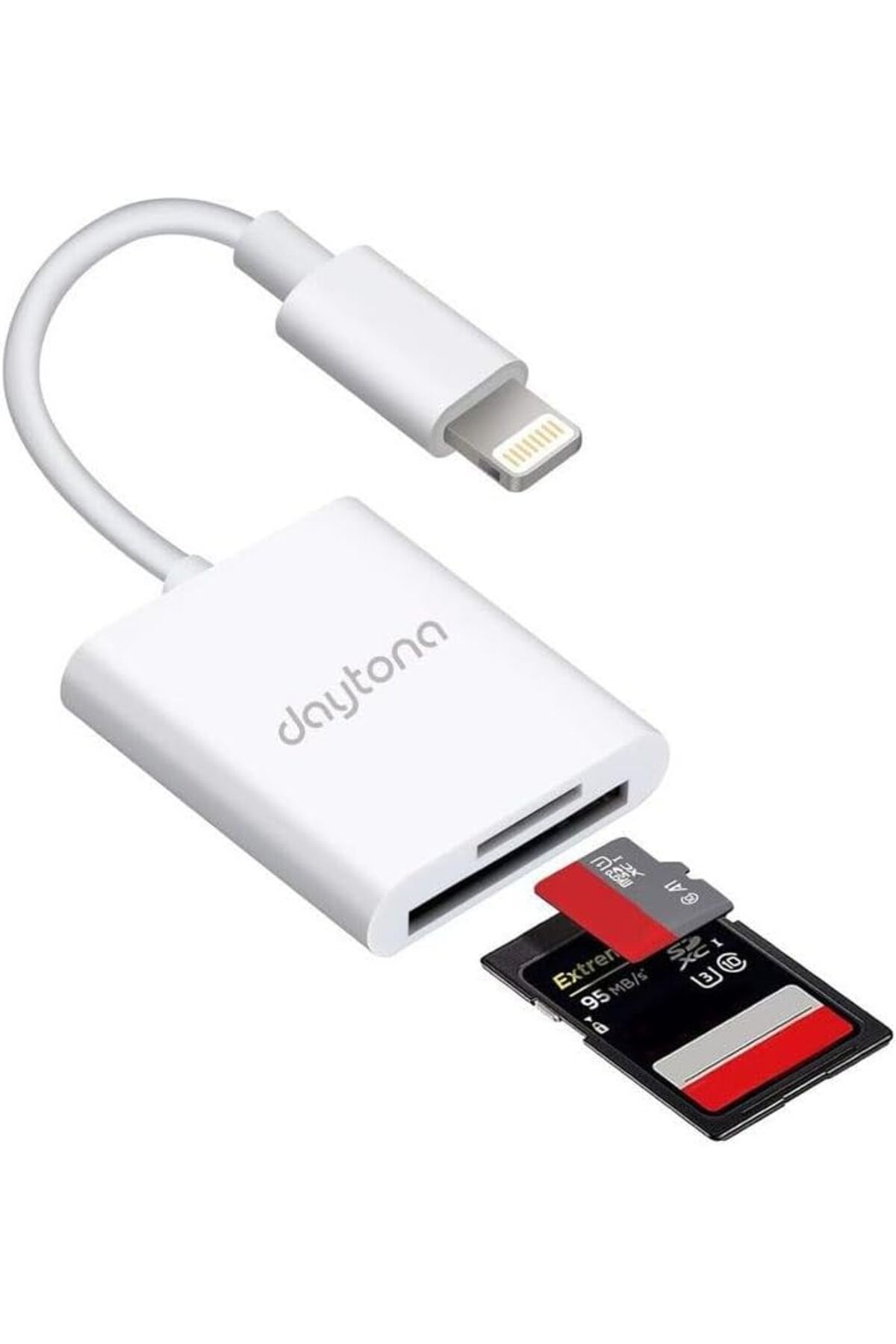 STOREMAX lbstorex NK1022 iPhone iPad Lightning To SD Camera Reader SD Micro SD Kart Okuyucu Kablo Adaptör-B