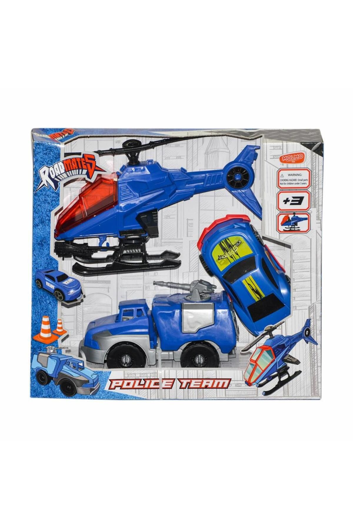 Shop58 ML440 Roadmates 3'lü Aksiyon Polis Seti -Molmo