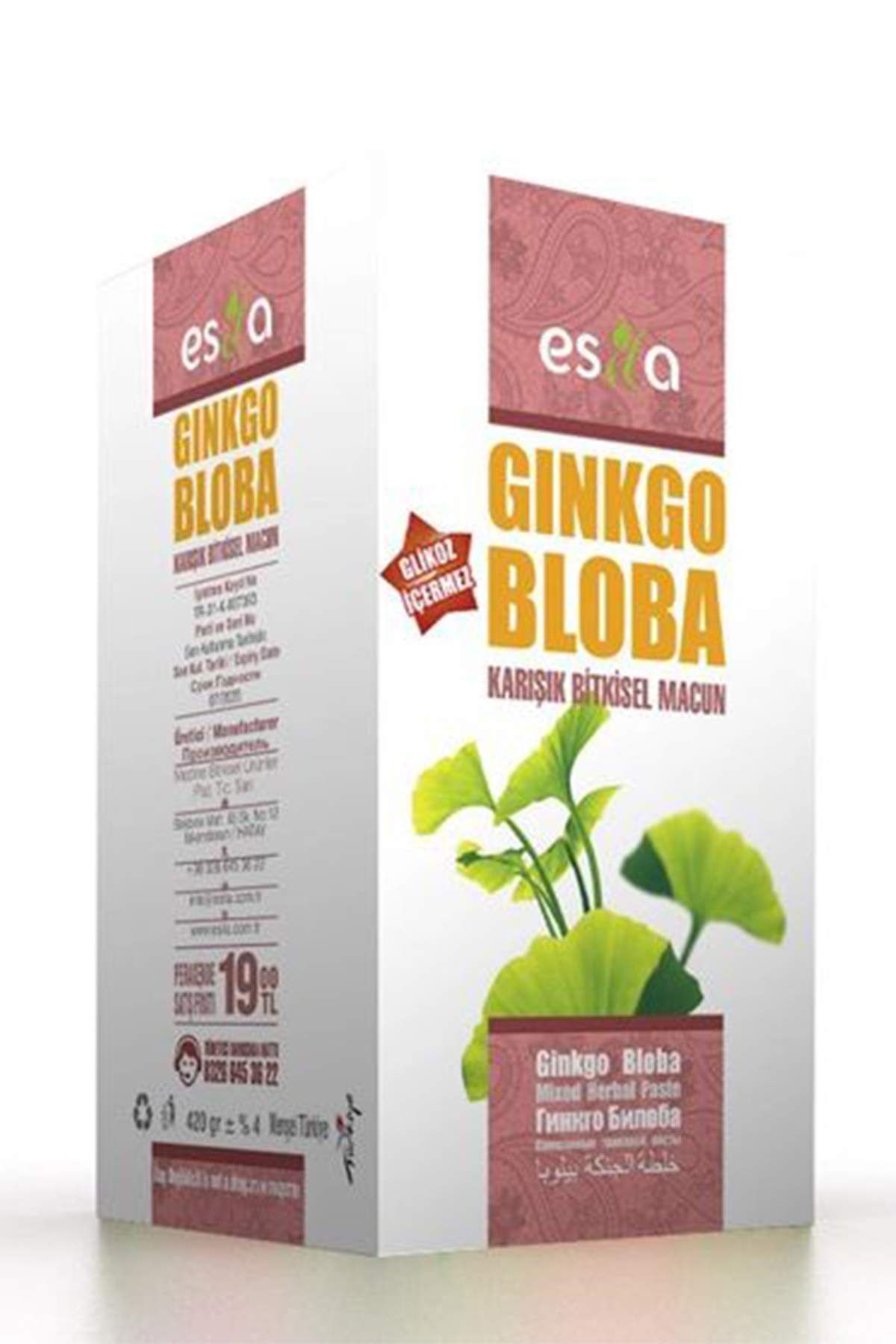 MBB ETİCARET Ginko Bloba Macun 420 Gr.