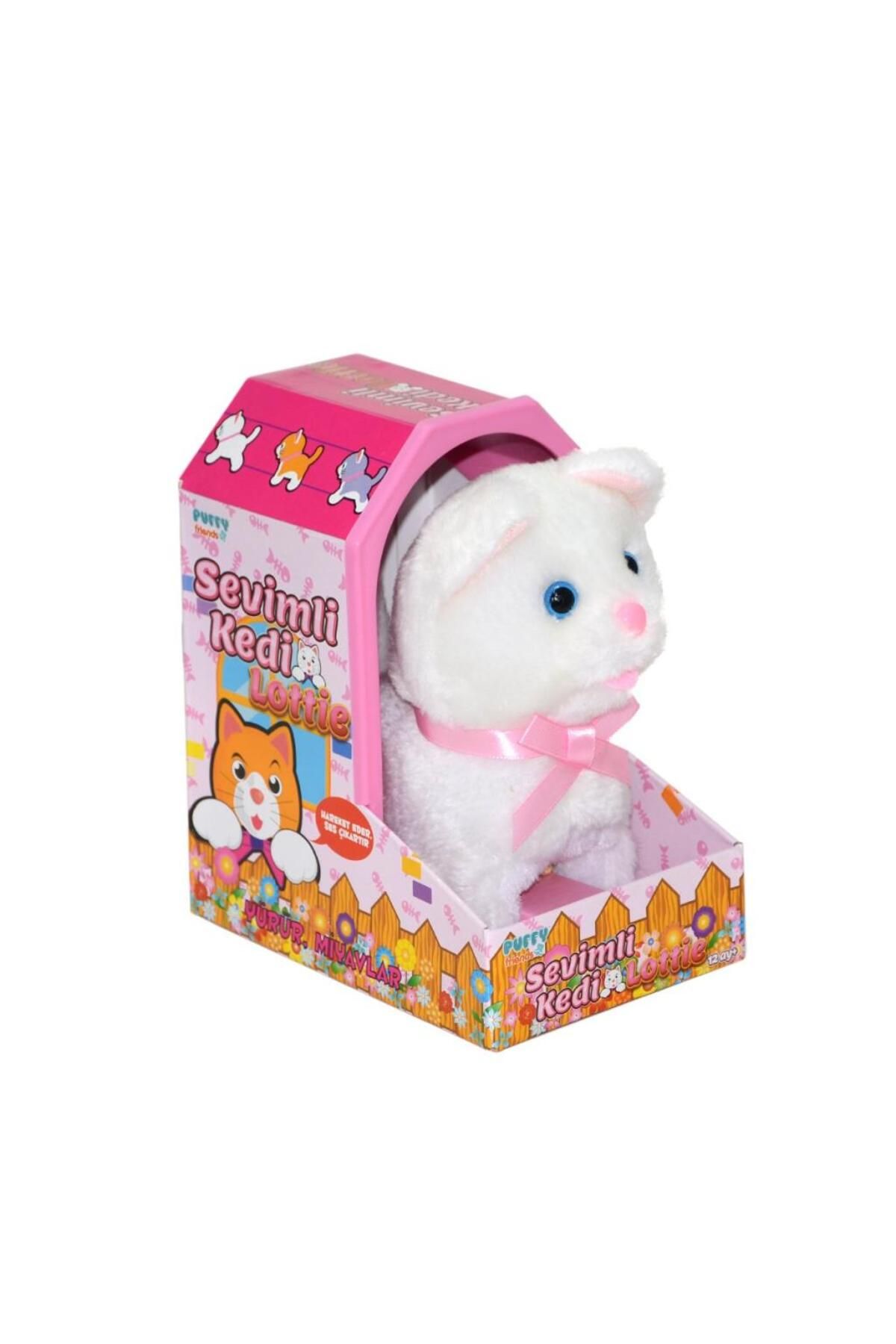 Shop58 47191 Sesli ve Hareketli Jamina Sevimli Kedi Lottie -Sunman