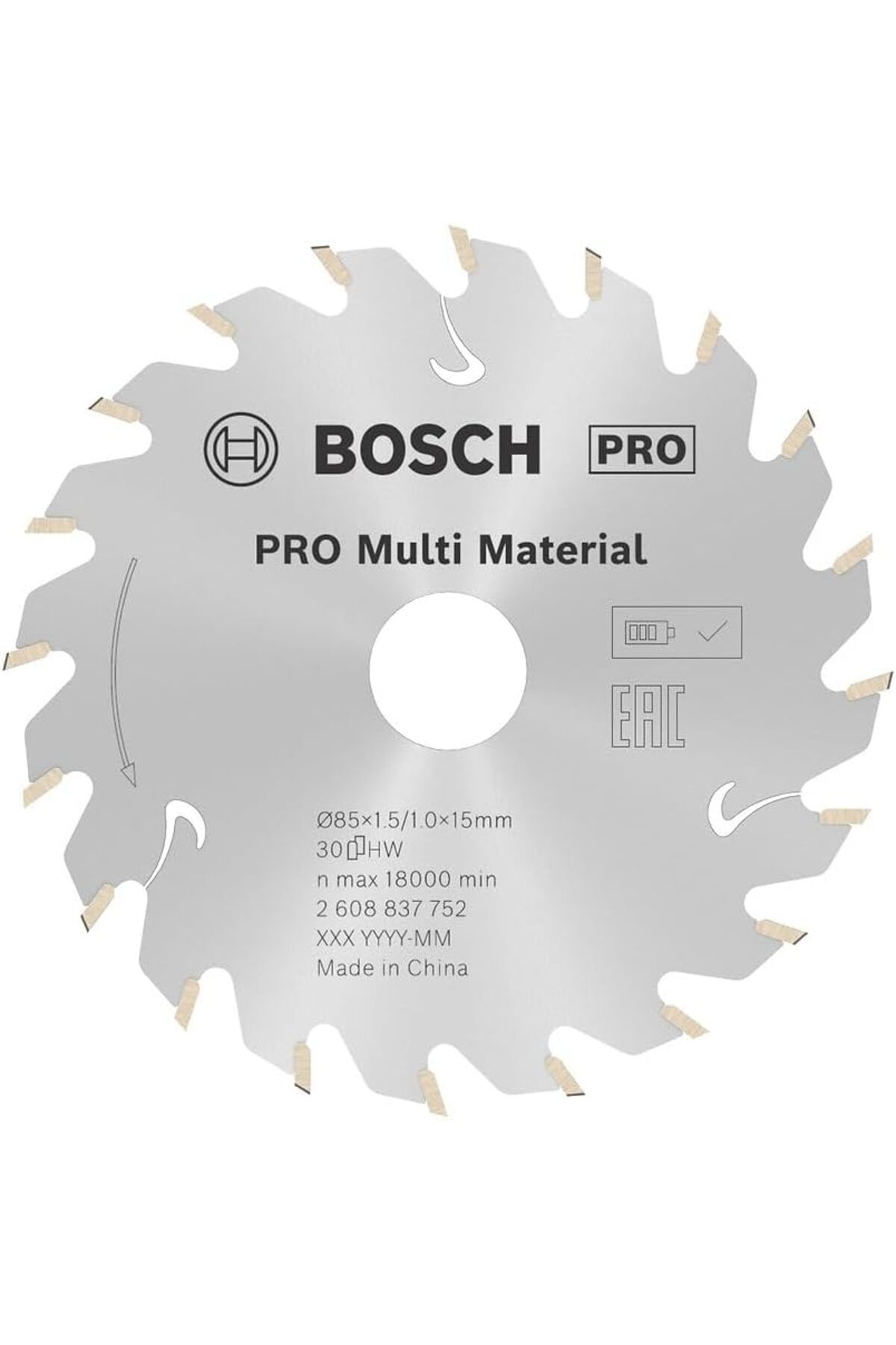 STOREMAX daiviolastore Professional Dairesel Testere Bıçağı, Standart (85 x 15 x 1,5 mm, 30 dişli, akül