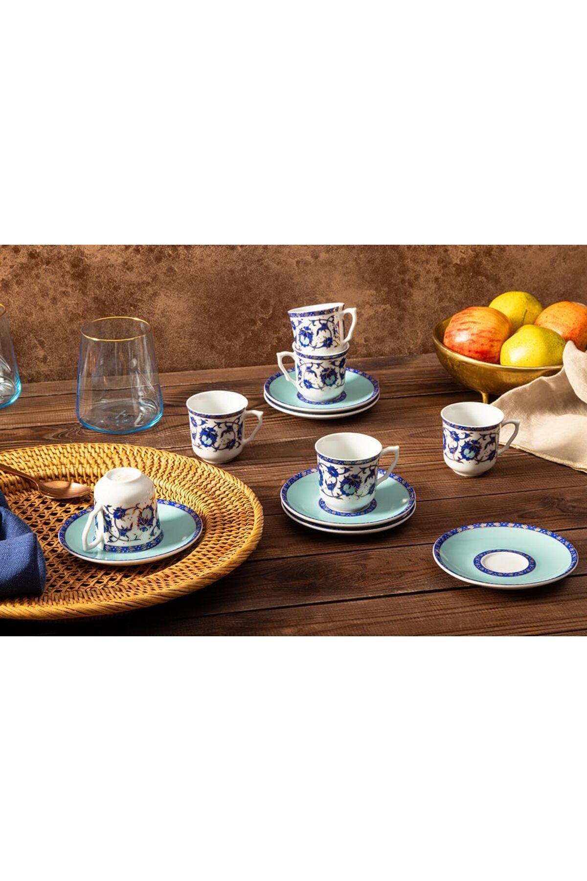 KDROĞLU Saraylı 6 Kişilik Kahve Takımı 77cc New Desing 1109836