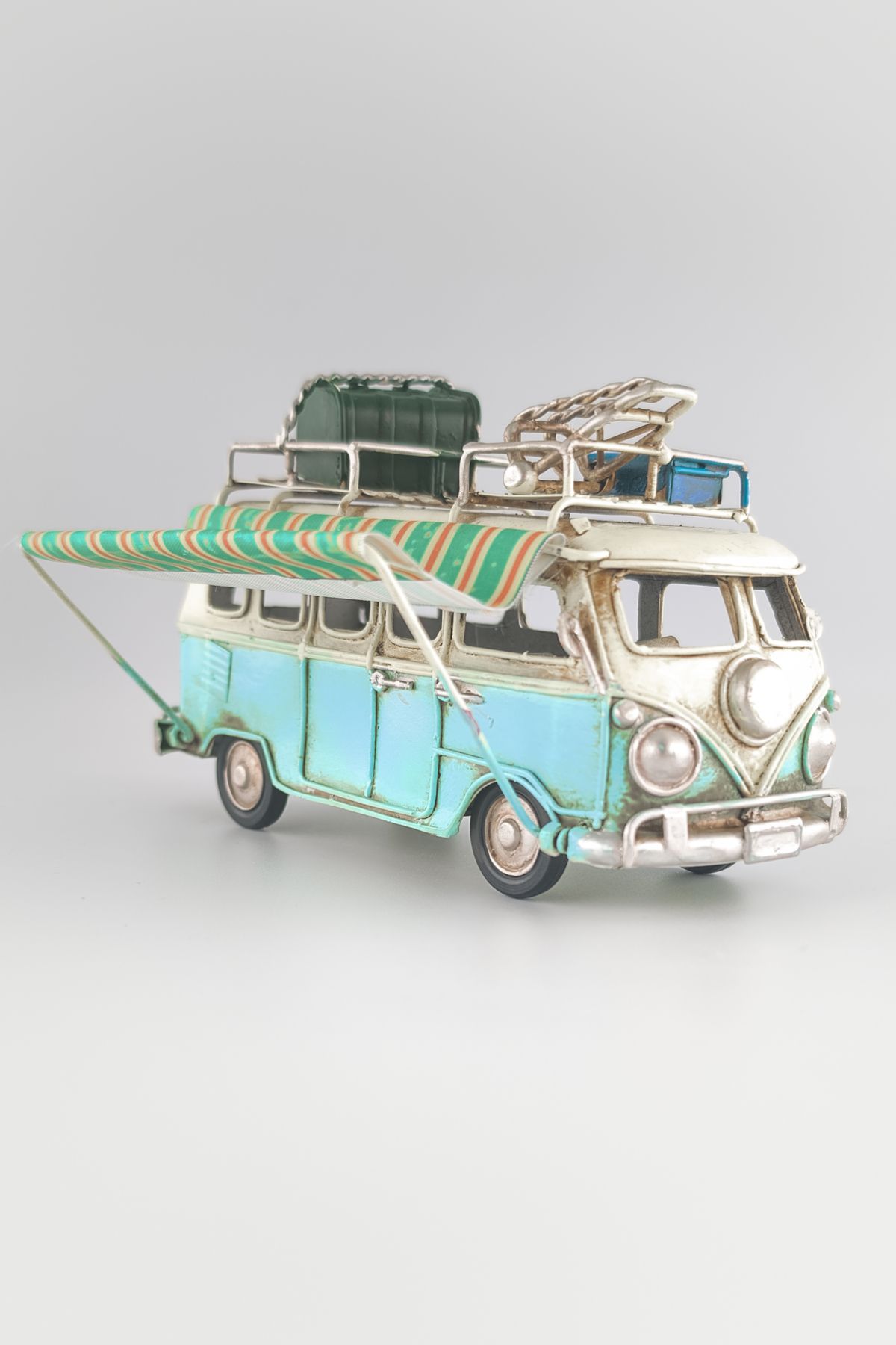 shop Vintage El Yapımı Metal Karavan | Nostaljik Dekoratif Demir Sanat Modeli