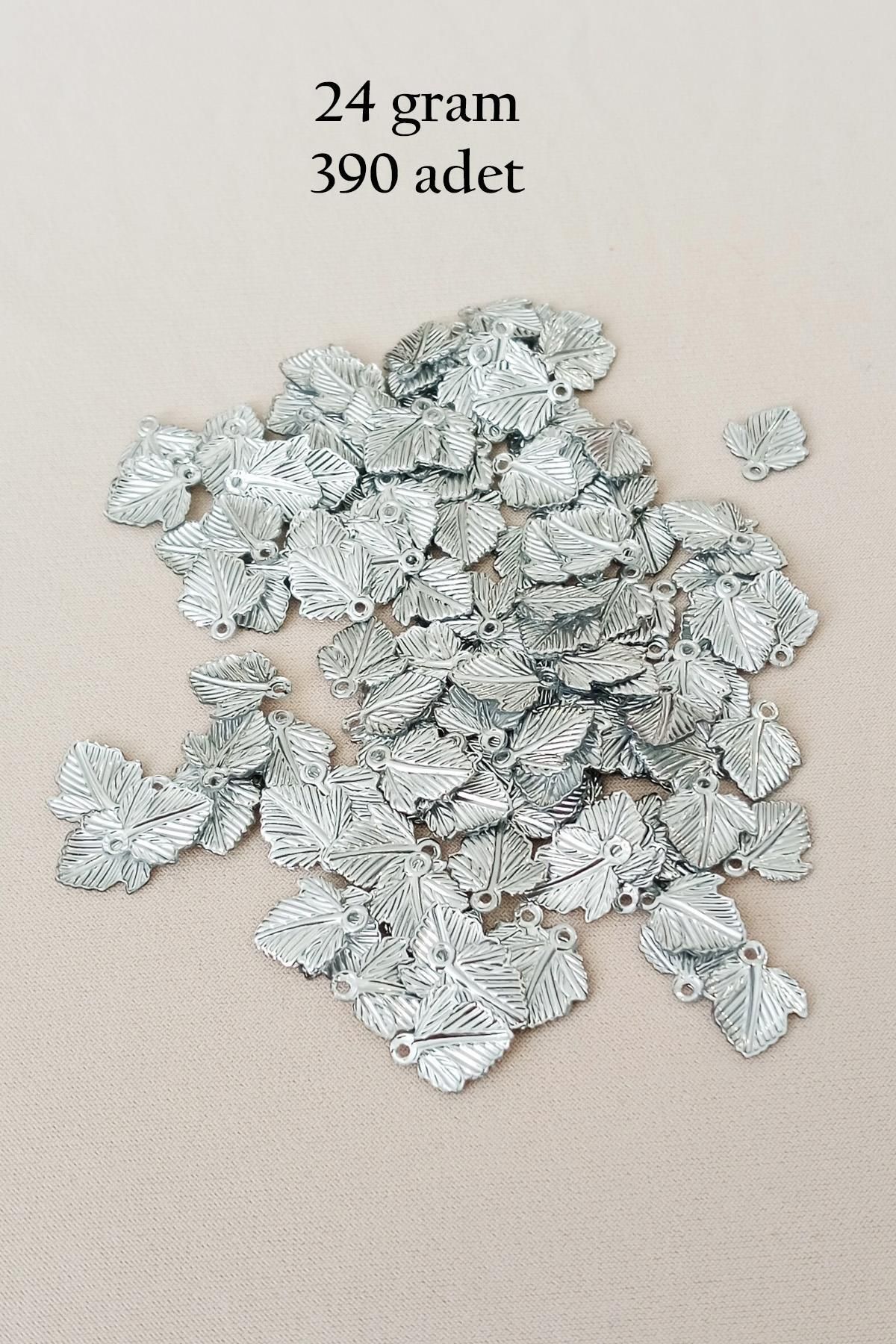 MBB ETİCARET Oya Abiye Bileklik Kolye Pleksi Metalik Plastik Pul Gümüş Renk 24 gram 390 adet - BNC567