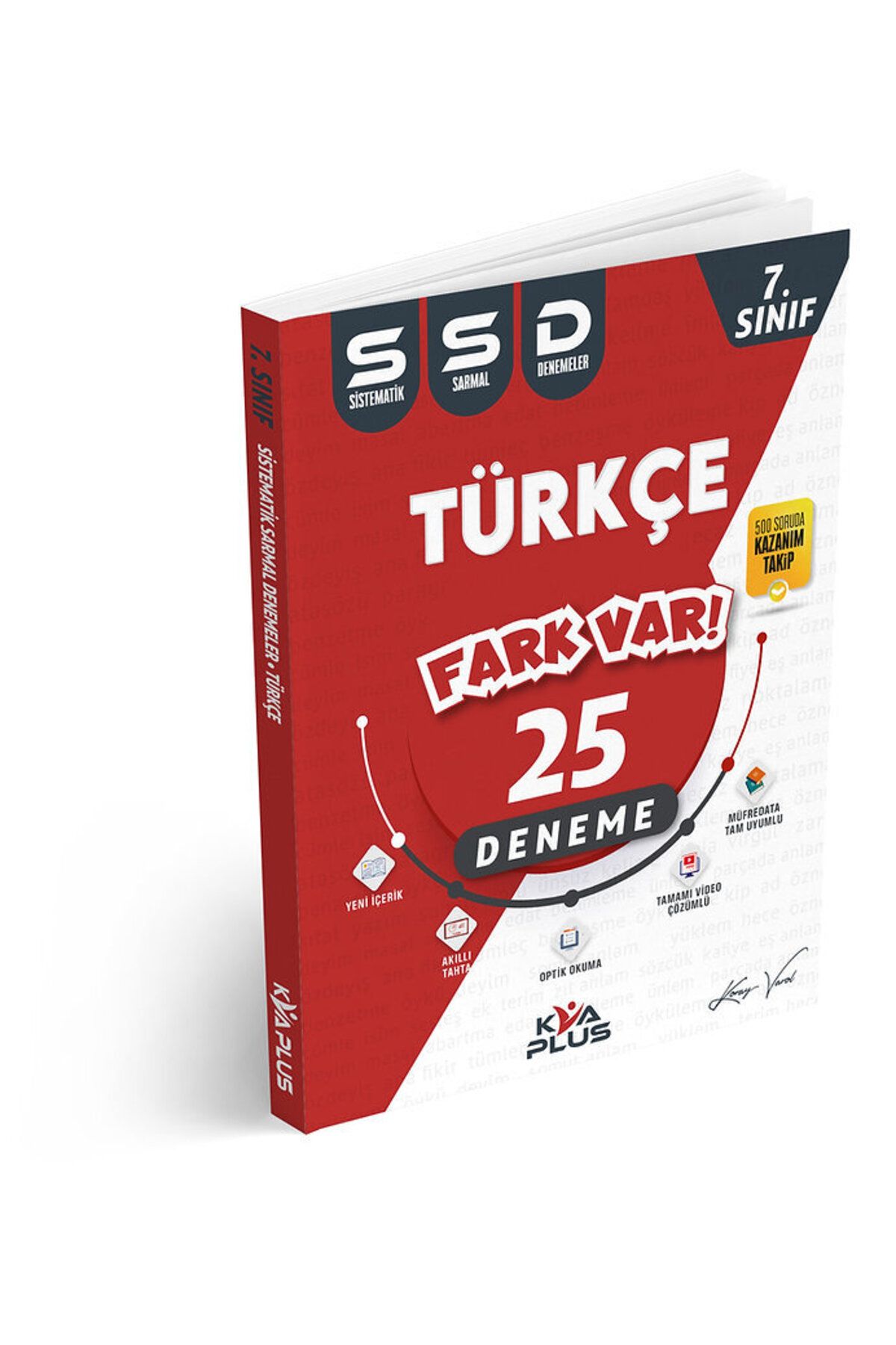 Kva Yayınları Kva 2024 7. Sınıf Türkçe 25 Sistematik Sarmal Deneme 2024