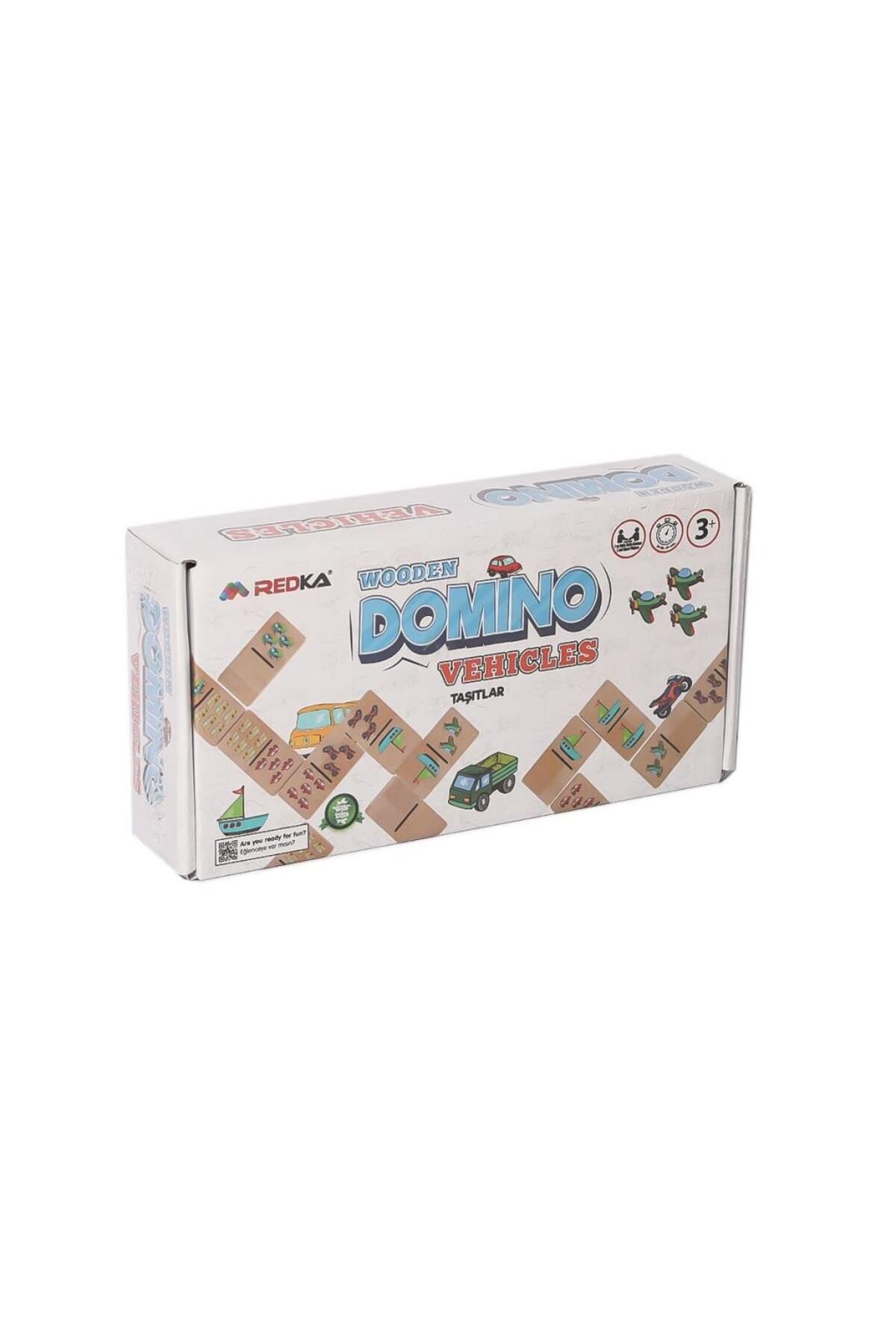 Shop58 NessiWorld RD5649 Ahşap Domino Oyunu Araçlar -Redka