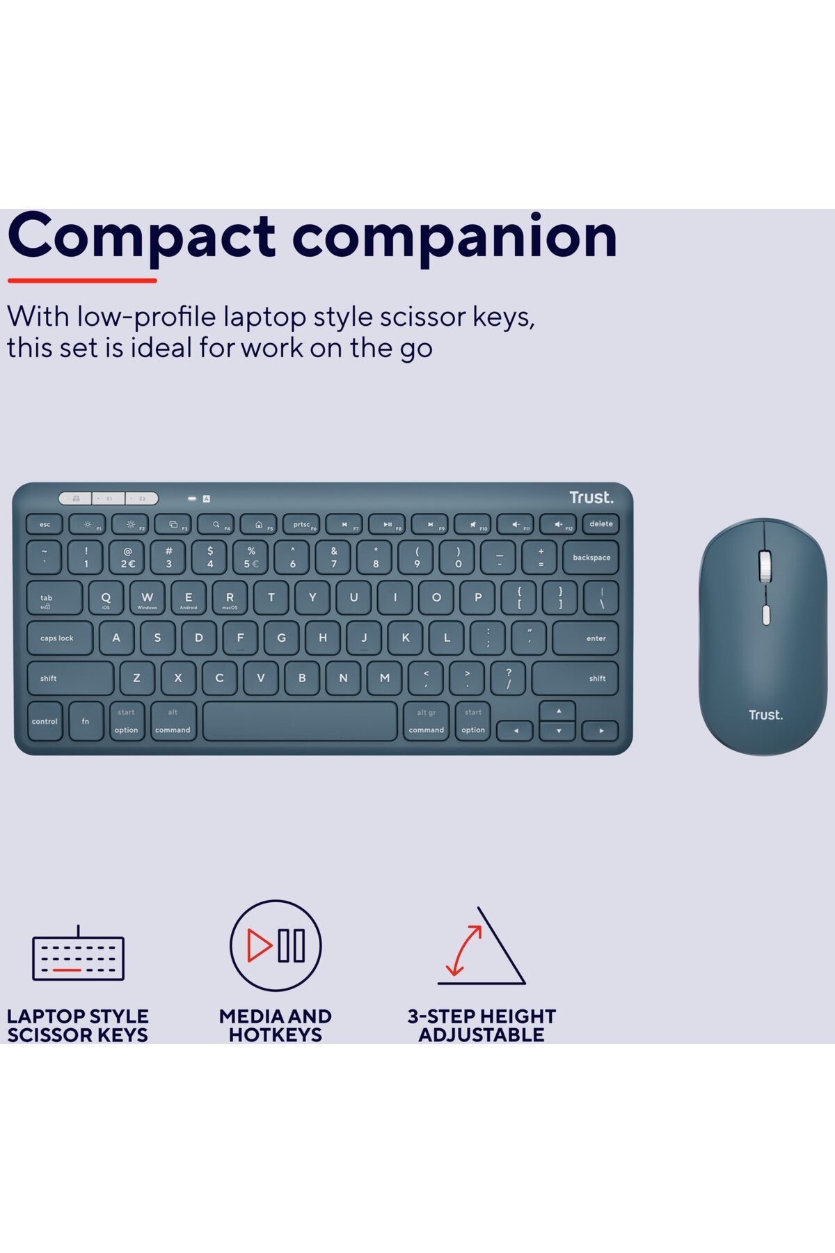 Trust-Kit Tastatura si mouse Wireless Trust Lyra 6