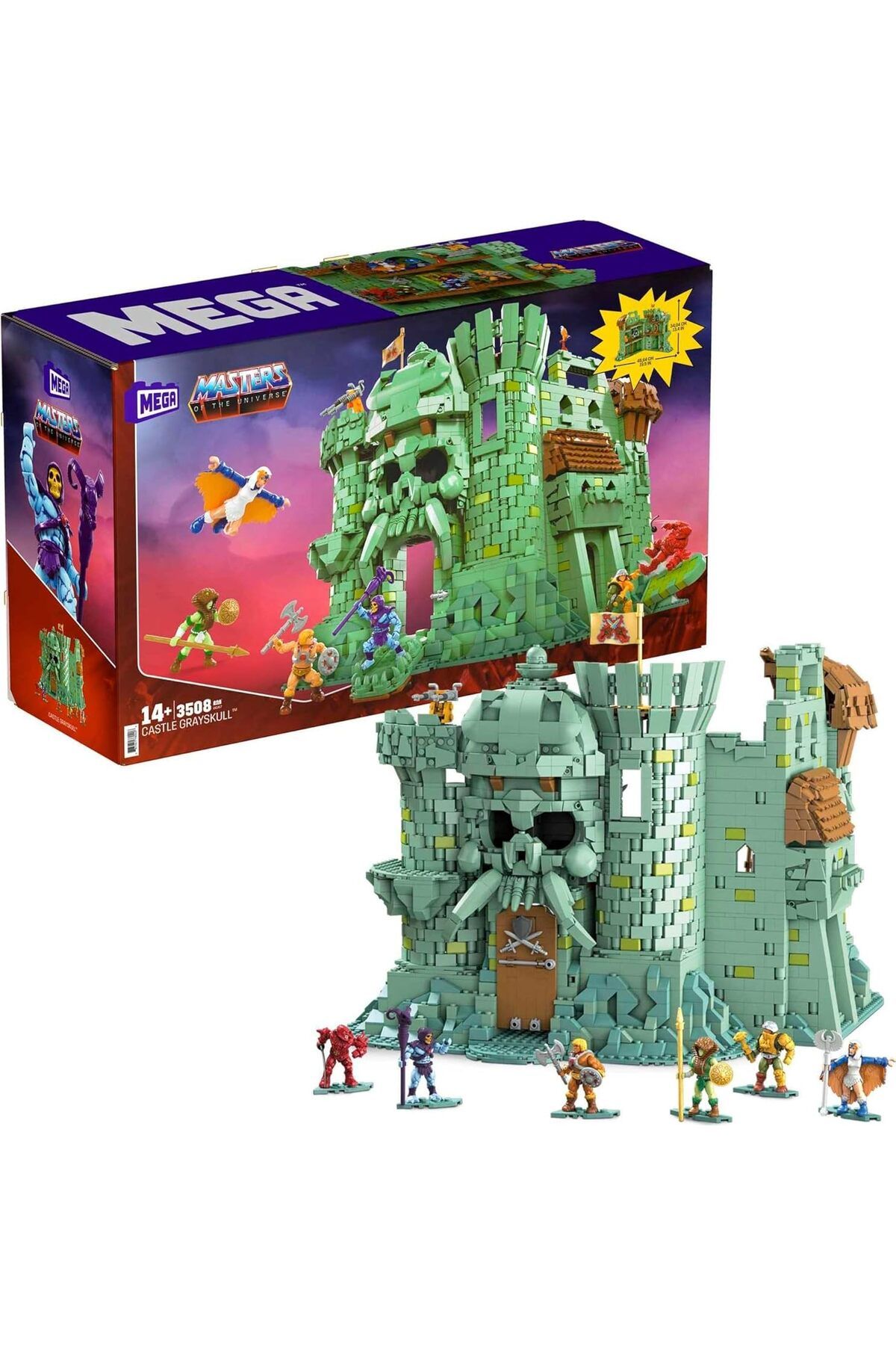 STOREMAX sellbuystore Construx GGJ67 - Evren Masters of the Universe Castle Grayskull bina seti 3508 yapı ta