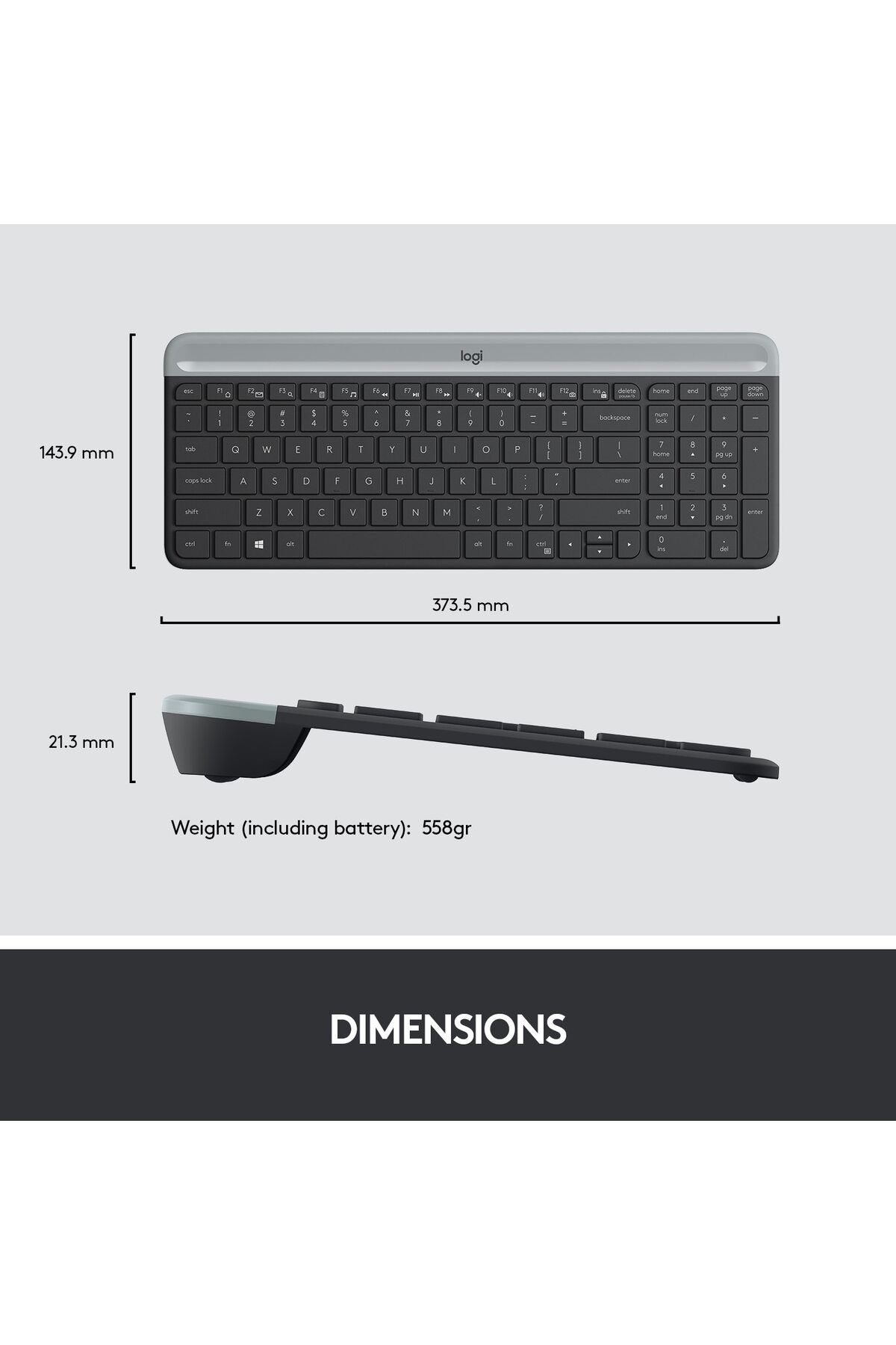 logitech-Kit tastatură + mouse wireless Logitech MK470 7