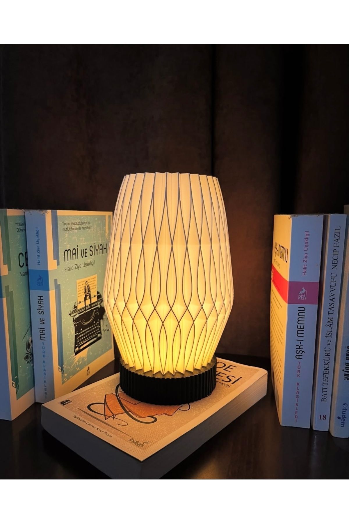 KRN GROUP TriGlow , Lamba , Abajur , Kitap okuma ışığı , Şarjlı Aydınlatma
