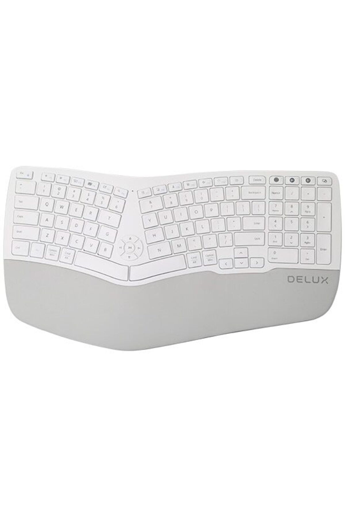 Delux Tastatură Ergonomică Wireless/bluetooth Deluxe Gm902 - One Size