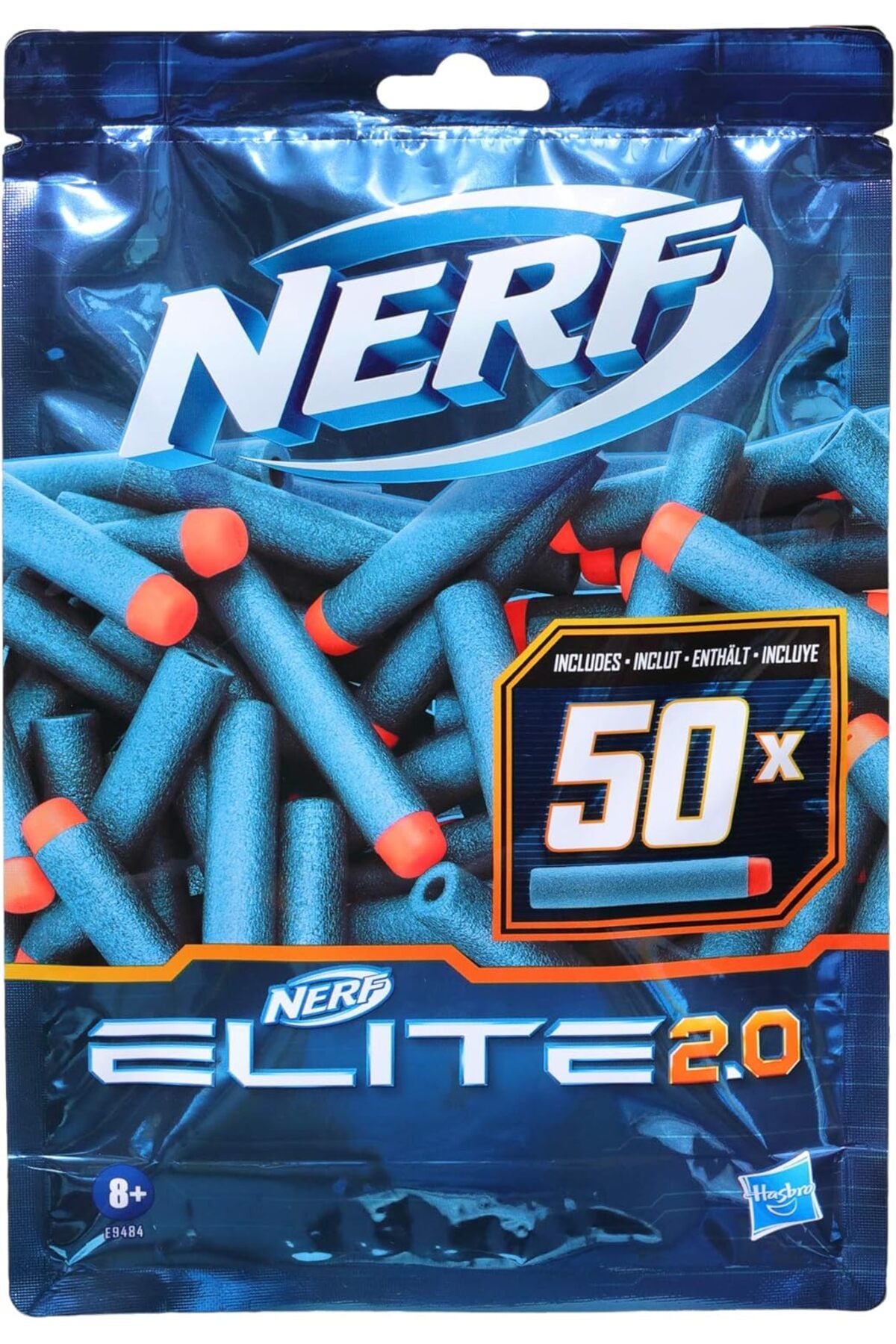 STOREMAX sellbuystore Elite 2.0 50 Dart Yedek Paketi, 50 Resmi Nerf Elite 2.0 Dart İçerir, Tüm Nerf Elite