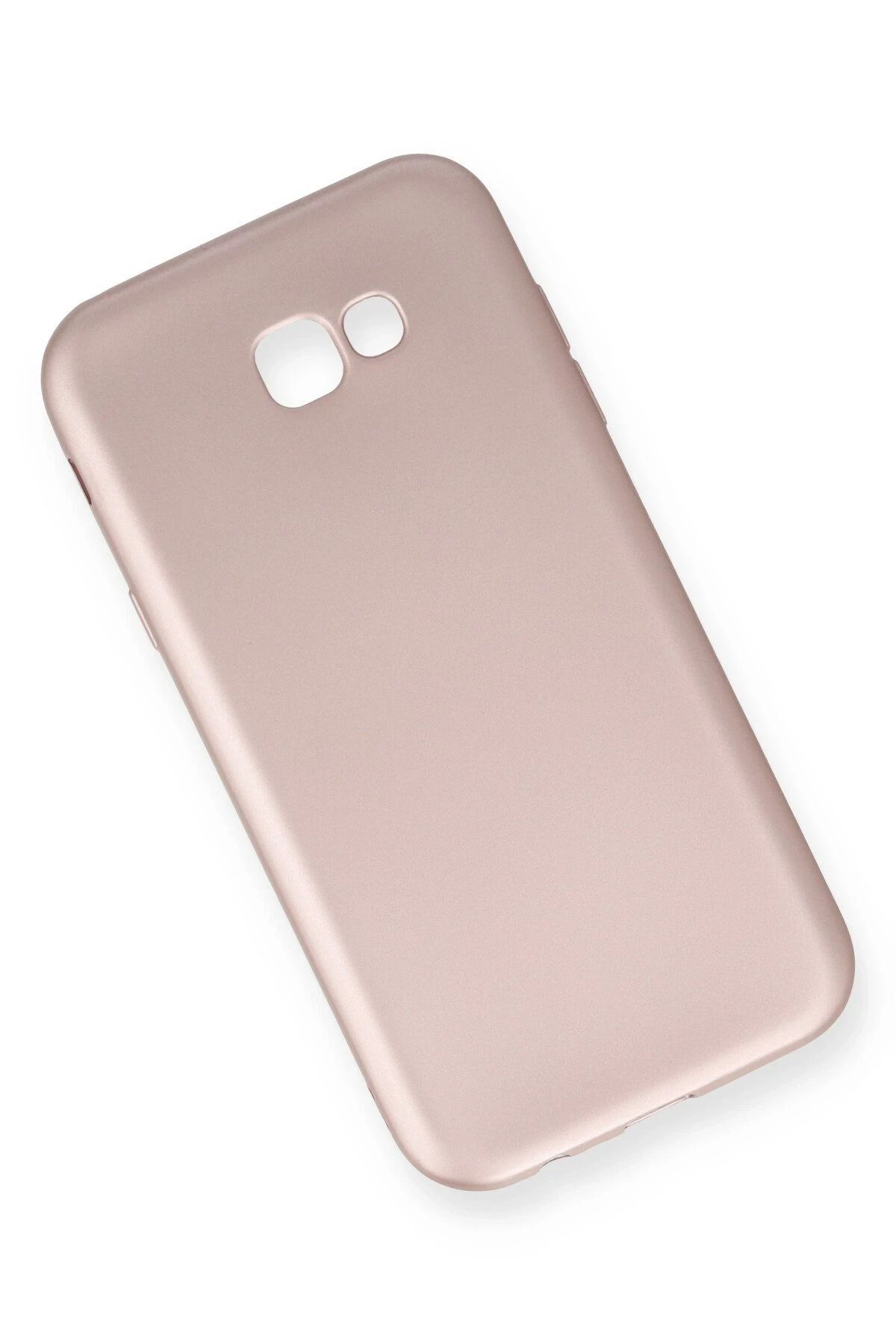 NewFace Samsung Galaxy A7 2017 / A720 Kılıf First Silikon - Rose Gold SVLRS