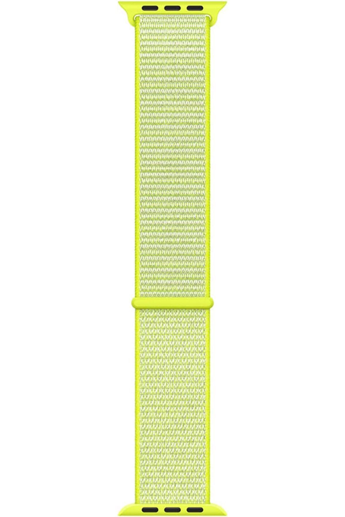 KDROĞLU KDROGLU Watch Series 4 40mm için Kordon Hasırlı Woven Flash Light [Watch Series 4 40mm ile Uyumlu